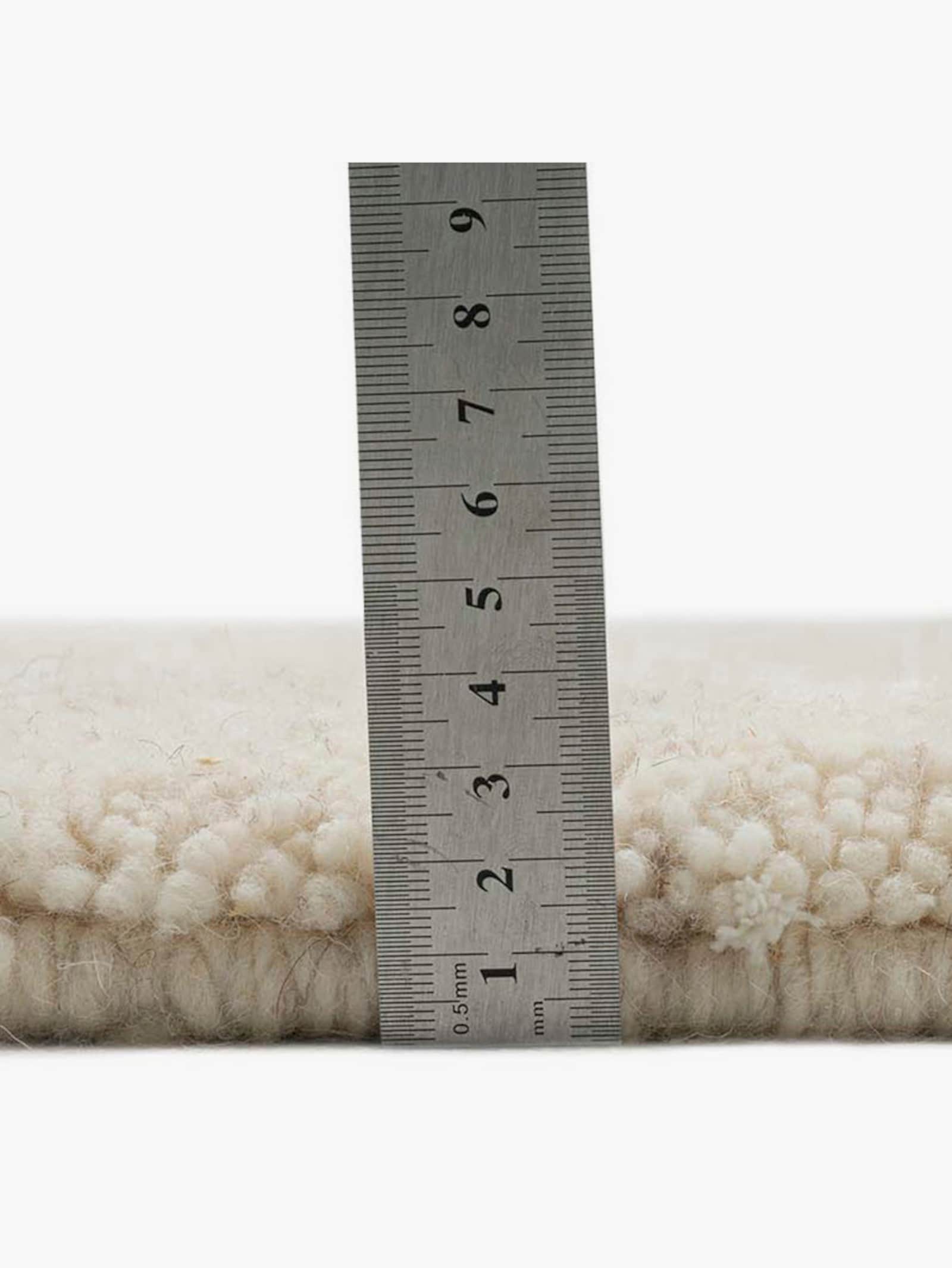 Theko Teppich - natur-grau