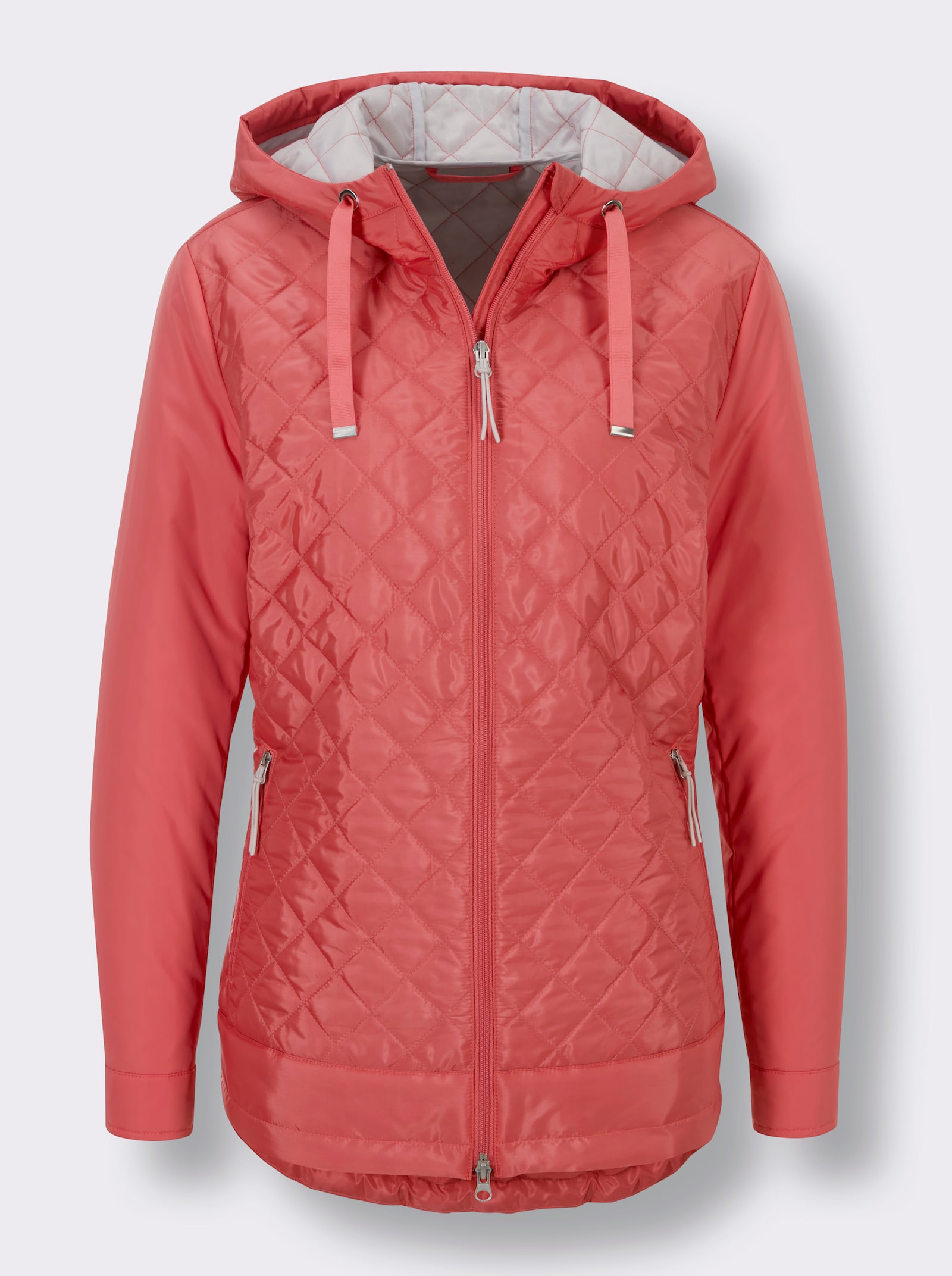 Catamaran Sports Funktionsjacke mit hinten längerem Saum - grapefruit