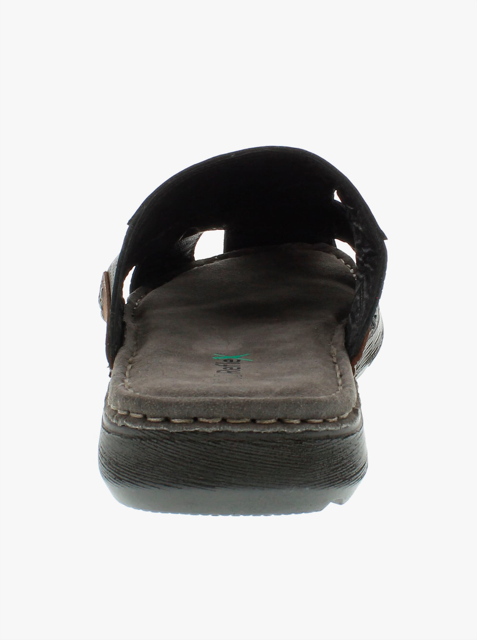 Reflexan Clog in aufwendiger Verarbeitung - schwarz