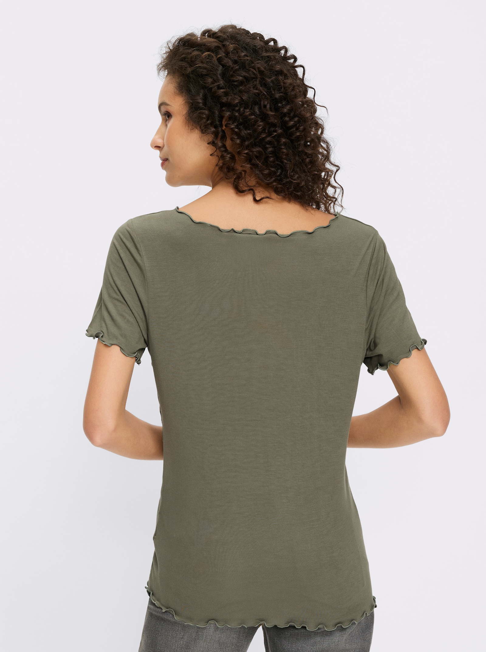 heine Shirt im Doppelpack - khaki-ecru