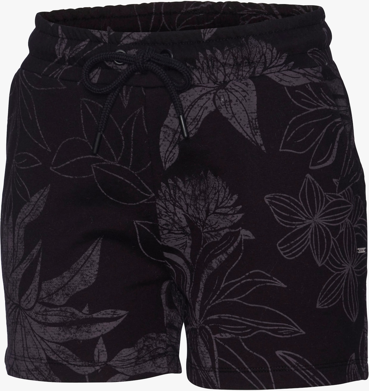 LASCANA Relaxshorts - schwarz-allover-gemustert