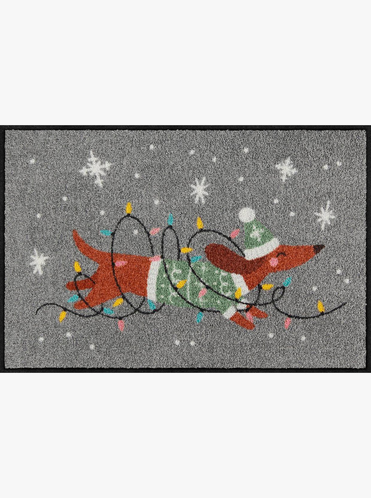 Salonloewe Fußmatte - grau-bunt