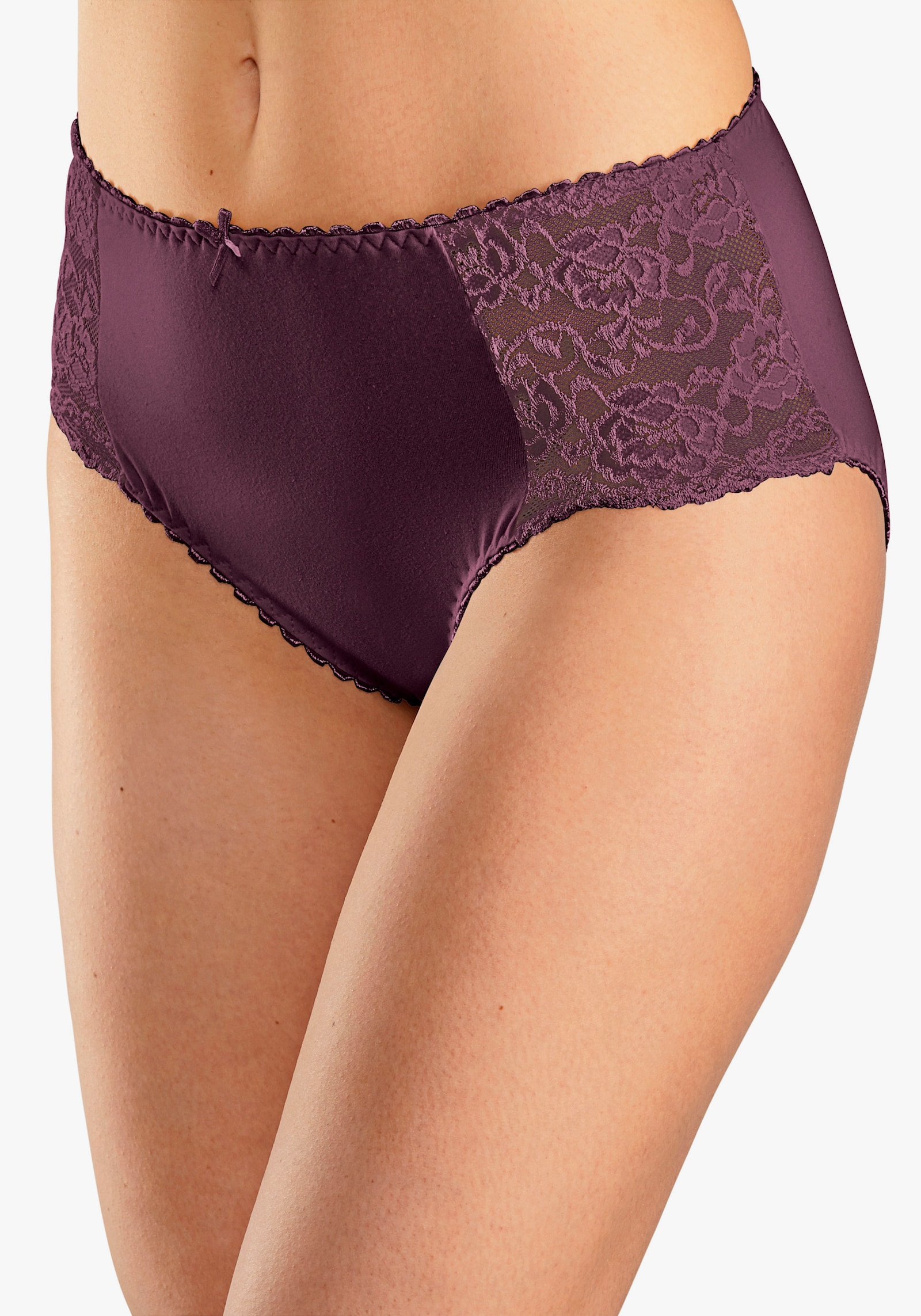petite fleur by Lascana Heupslip - marine, paars, crème