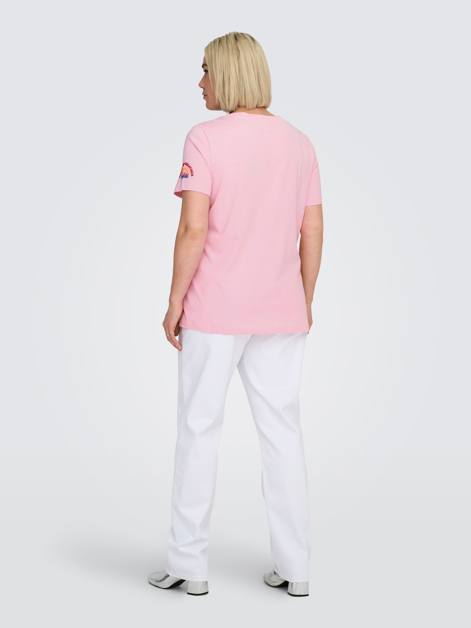ONLY CARMAKOMA Kurzarmshirt - romance rose print:florida