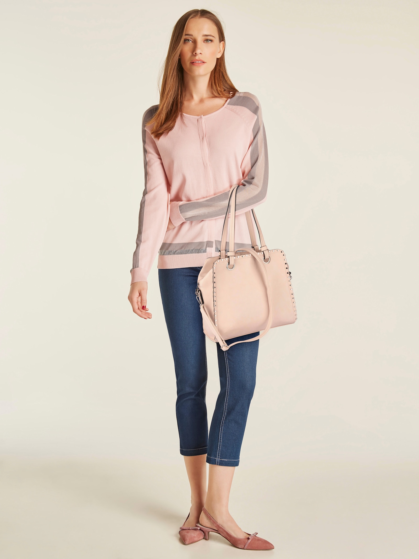 heine 7/8-Jeans mit Power-Mesh - blue stone