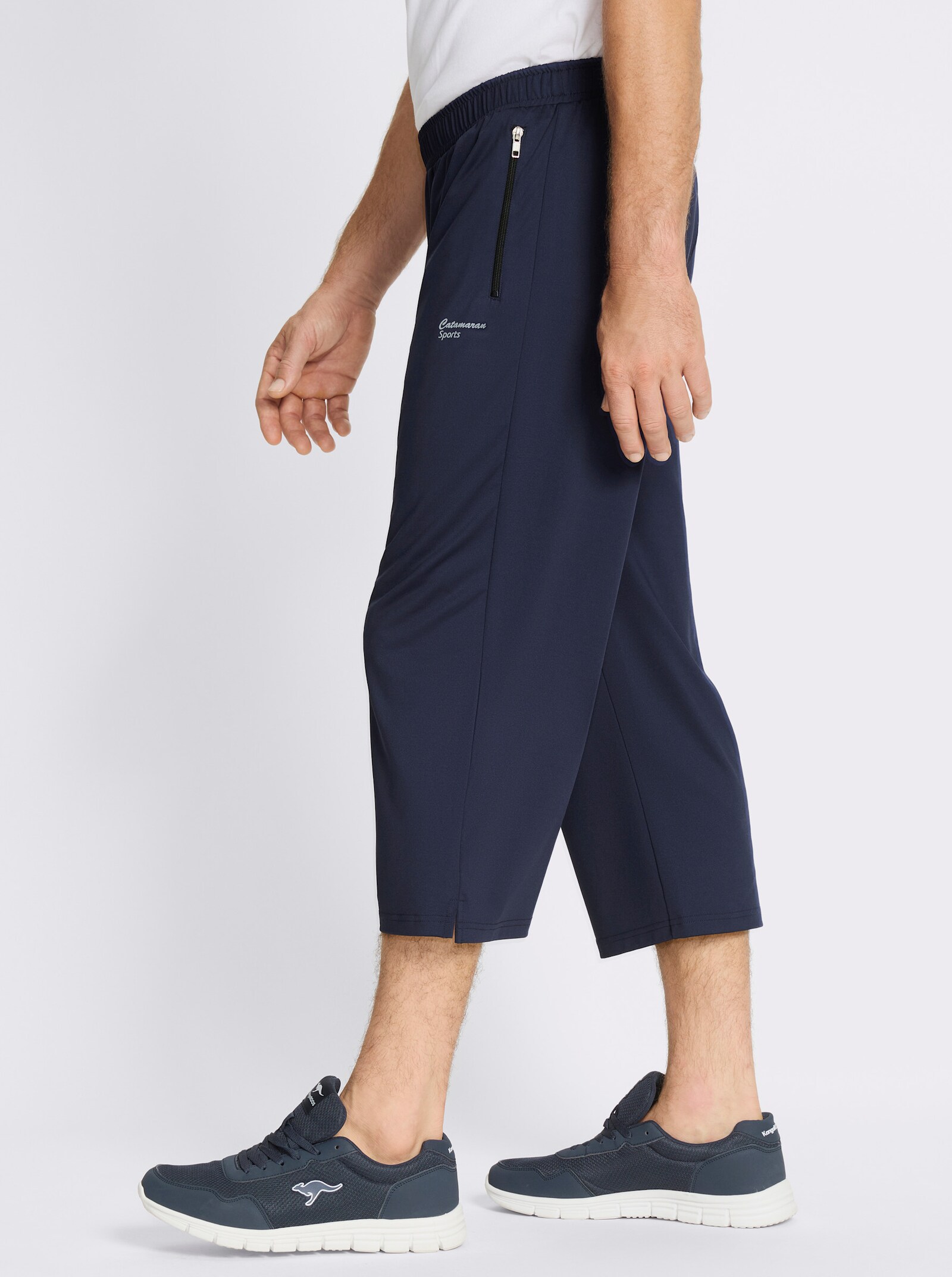 Catamaran Sports Freizeithose mit Seitenschlitzen - marine