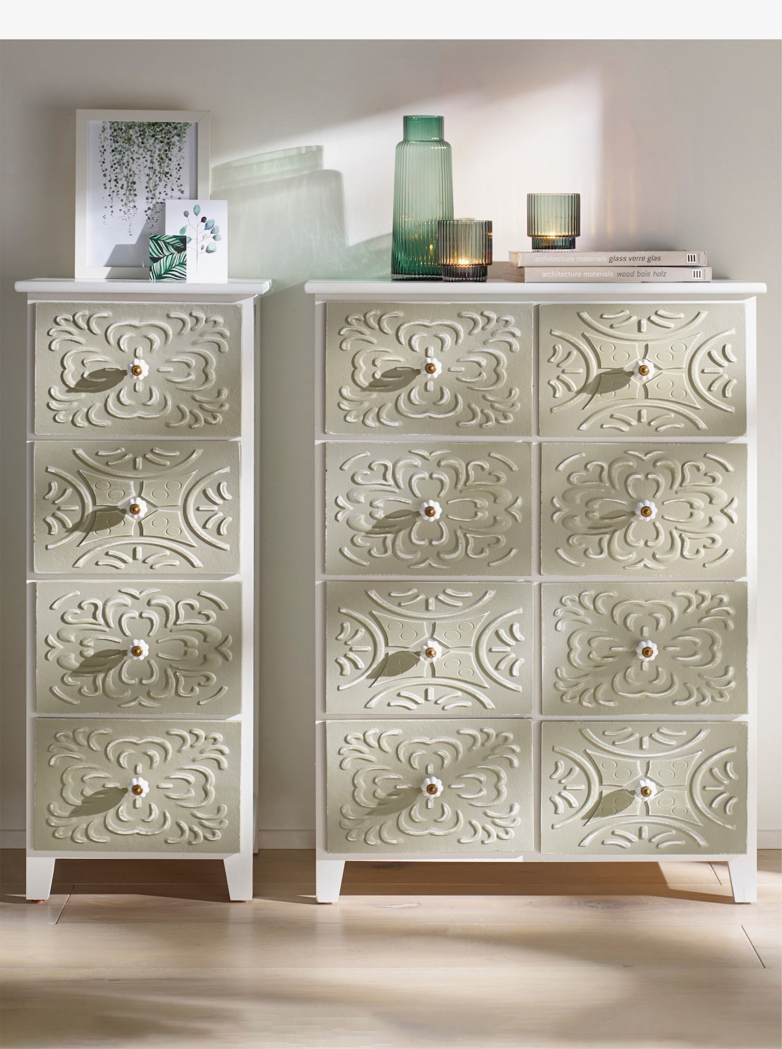 heine home Commode - salie/wit