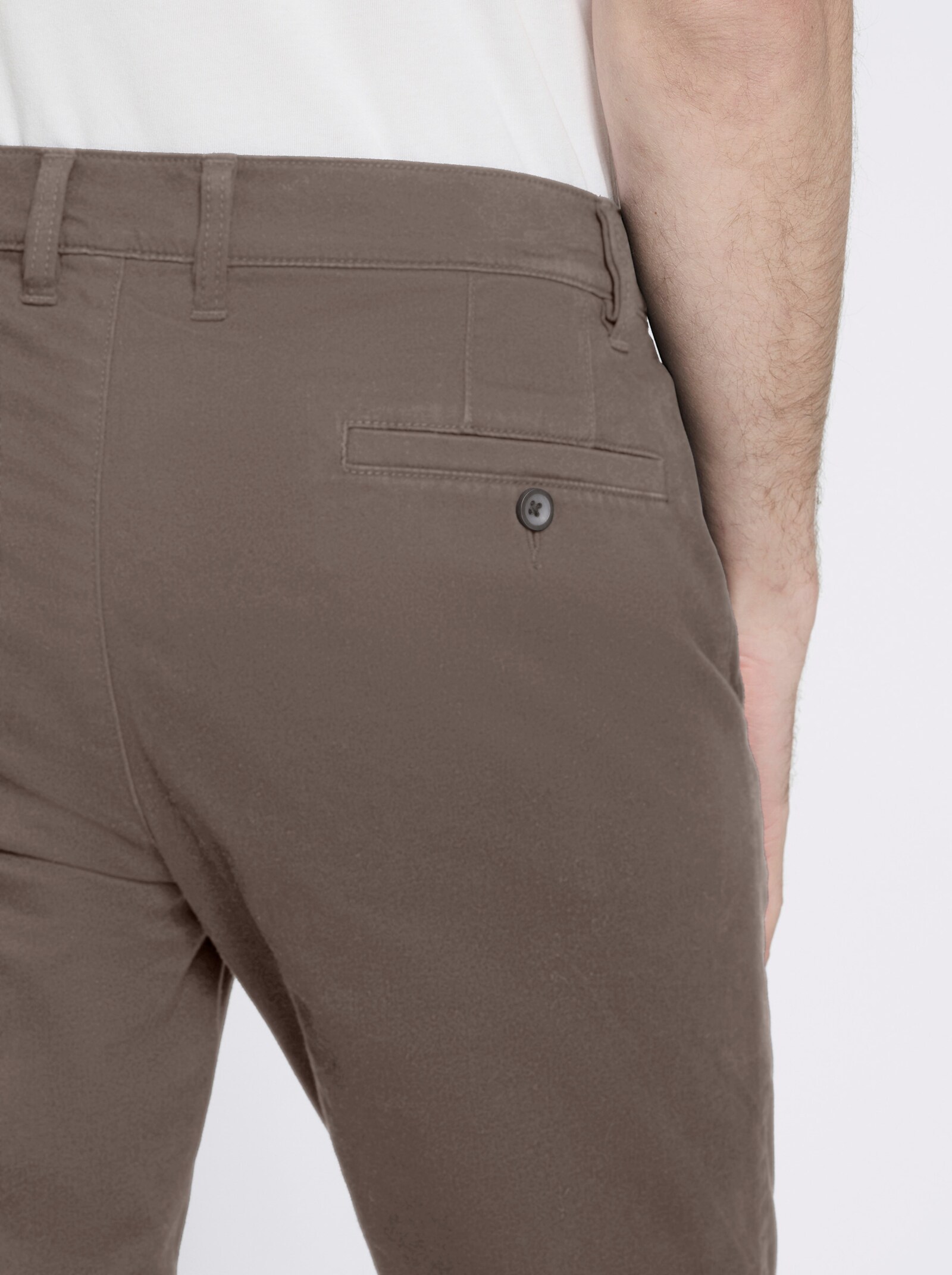 Marco Donati Thermohose in Stretch-Qualität - taupe
