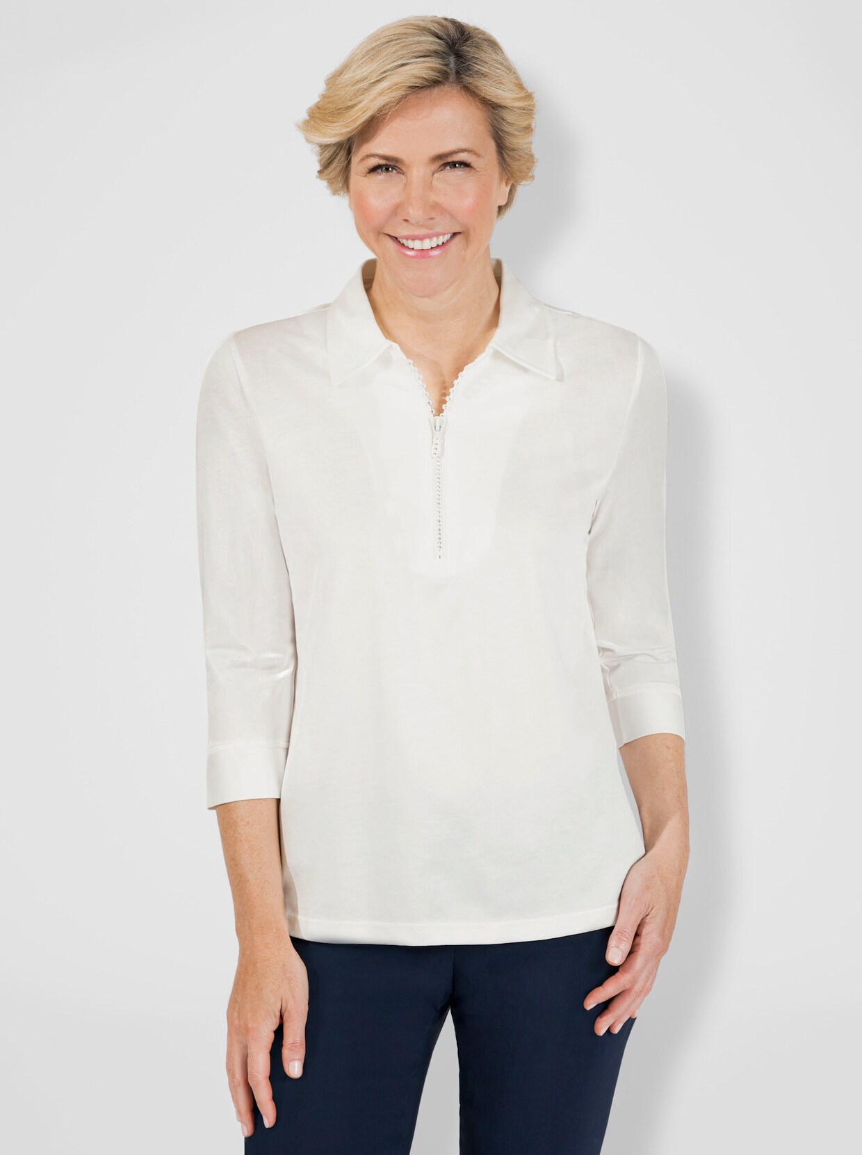 Poloshirt - ecru