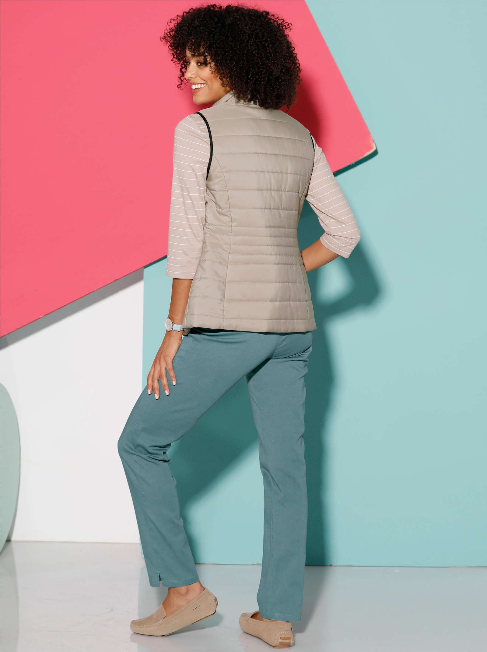 Jeans mit Stretch-Anteil - jade