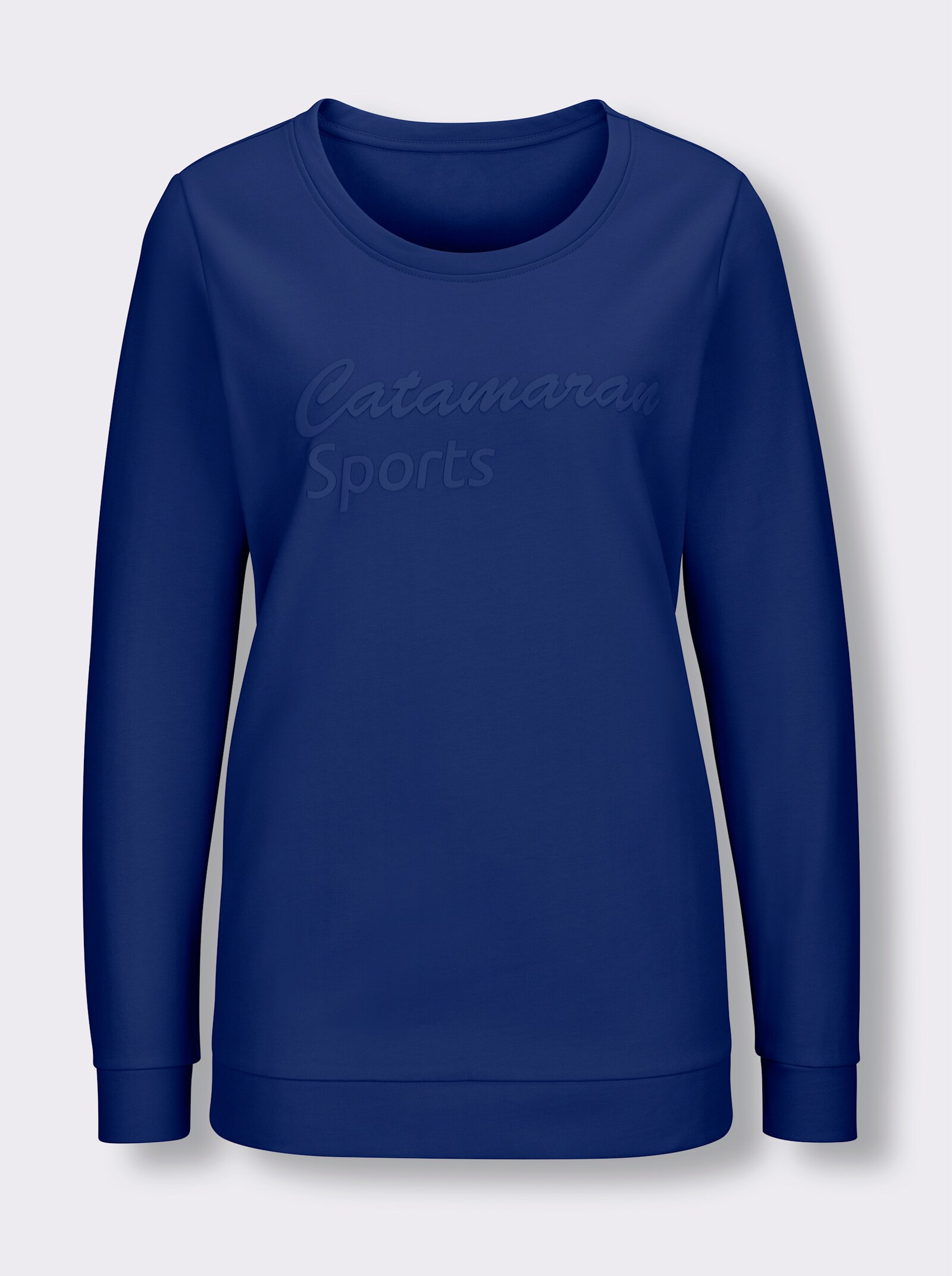 Catamaran Sports Sweatshirt mit 3D-Schriftzug - royalblau