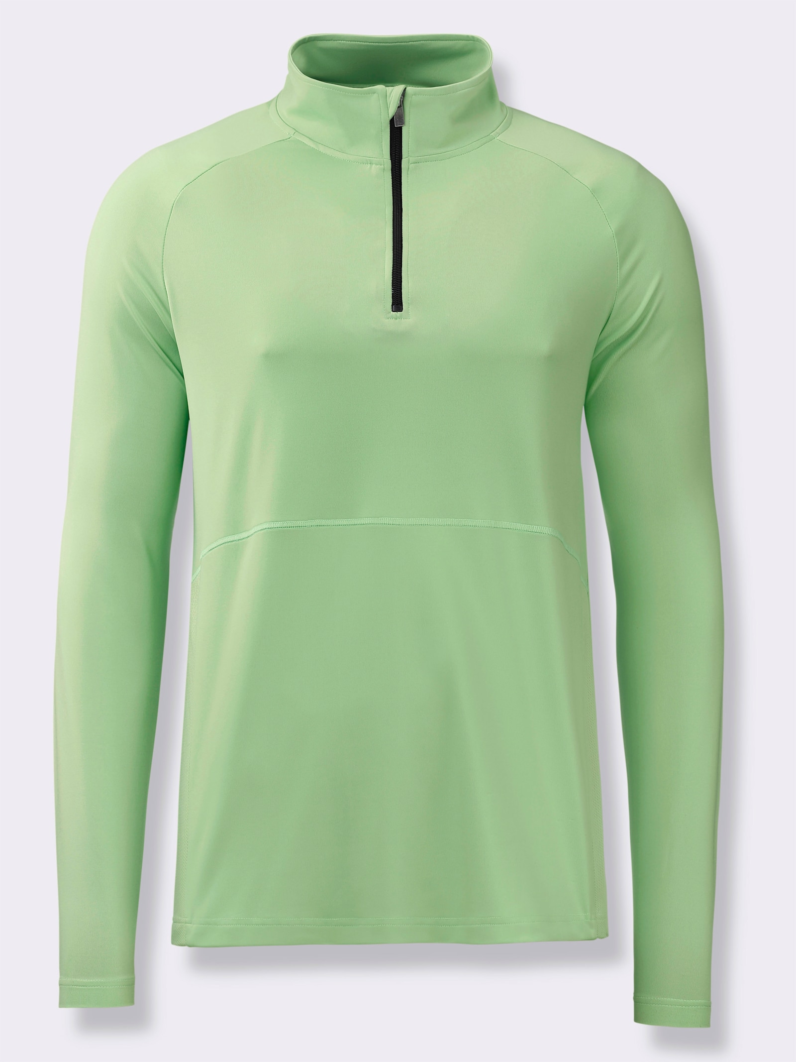 Catamaran Sports Funktionsshirt mit Reißverschluss - reseda