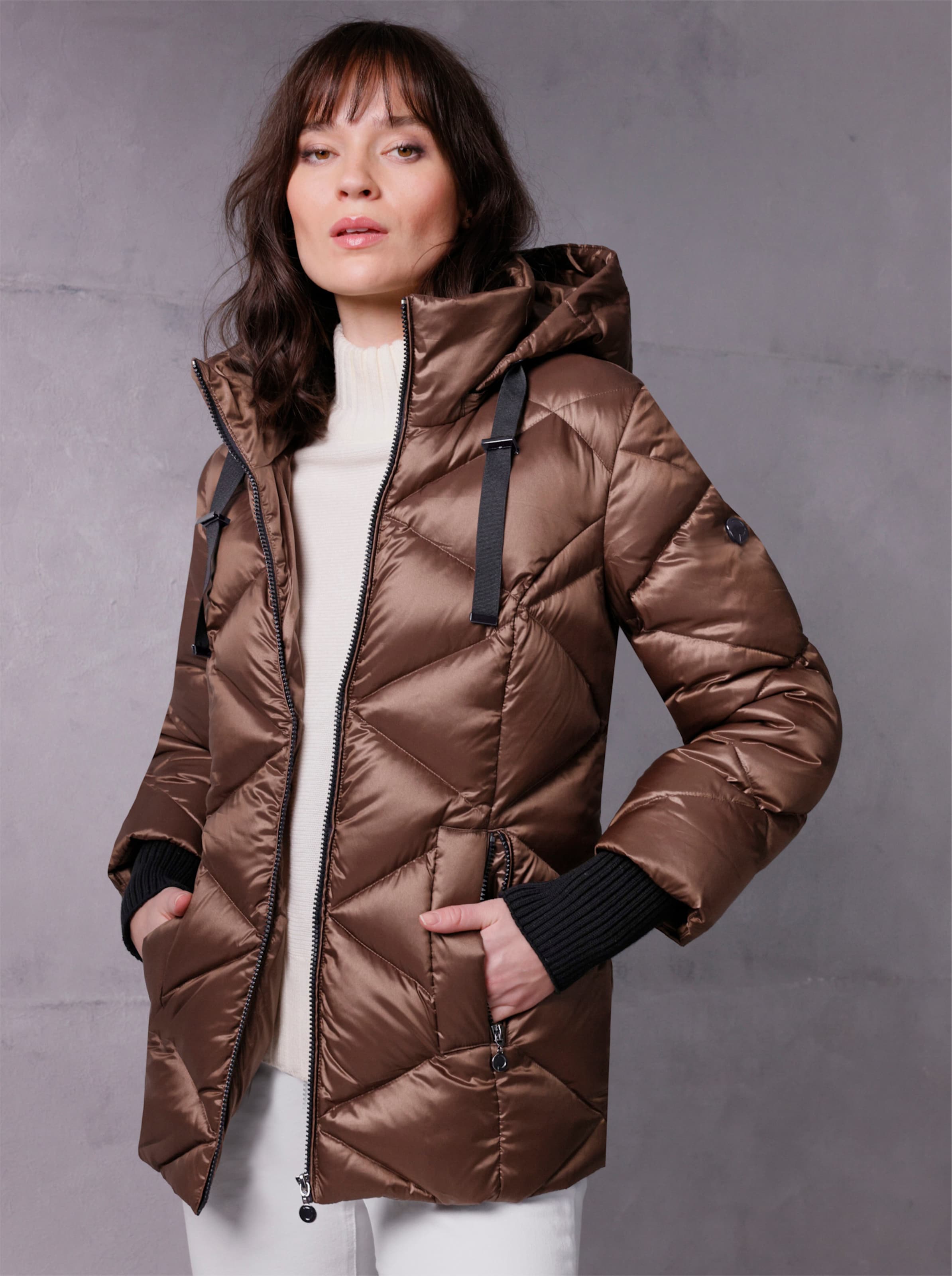 CREATION L PREMIUM Daunenjacke in schoko | heine