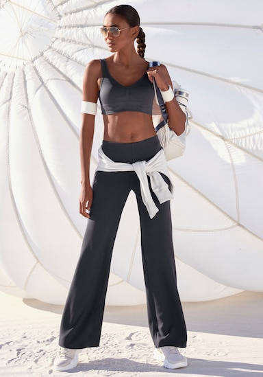 LASCANA ACTIVE Sporttop - anthrazit