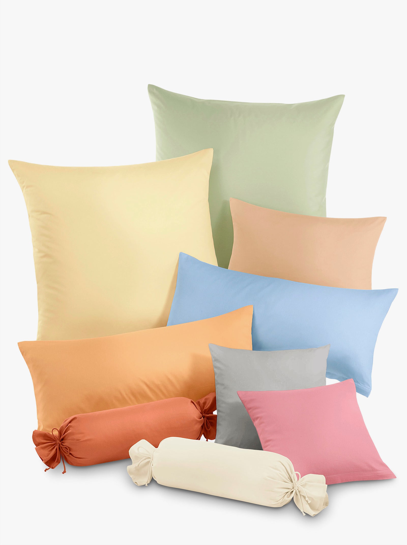 Biberna Kissenbezüge - silbergrau