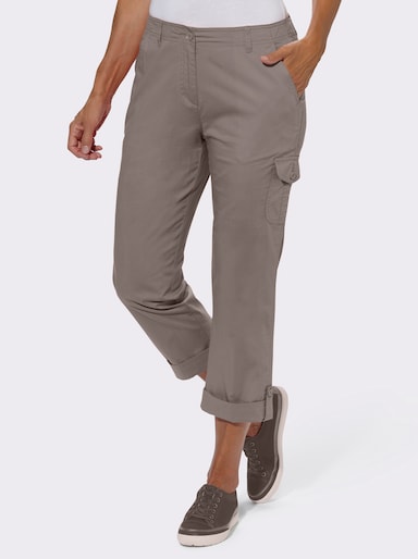 Capri-Hose - taupe