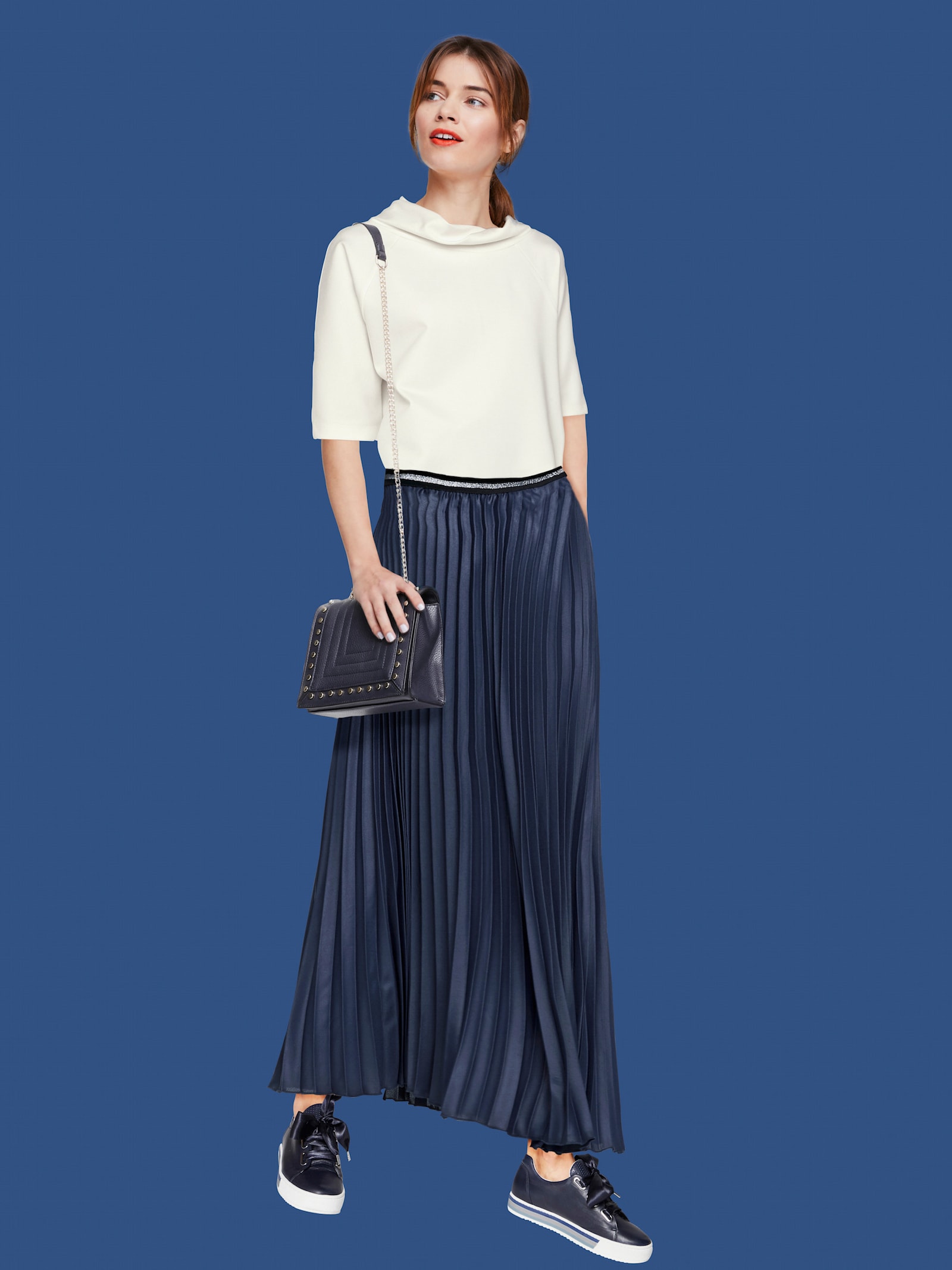 heine 3/4-Arm-Shirt mit längerem Rücken - ecru