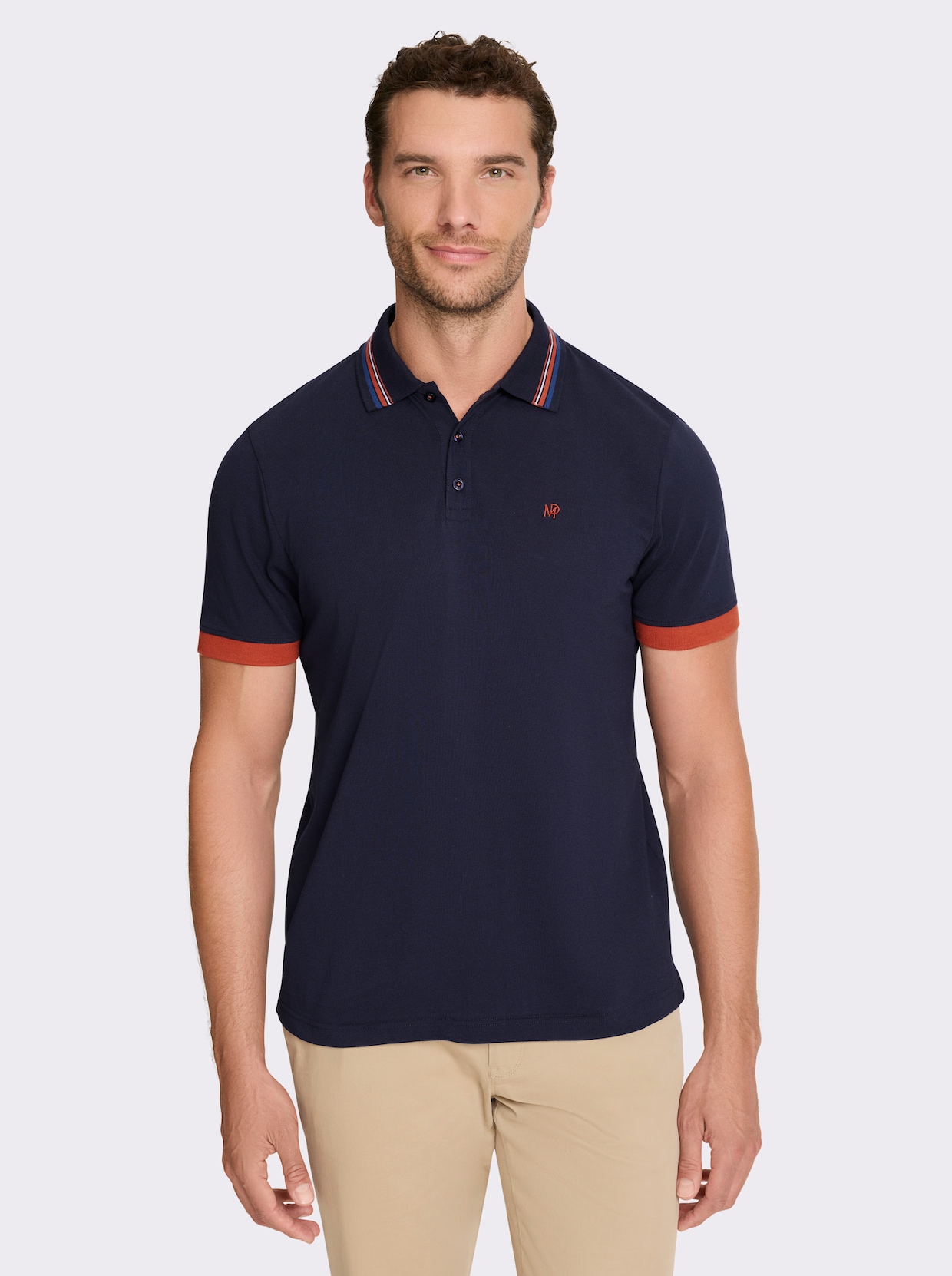 Marco Donati Kurzarmshirt - marine