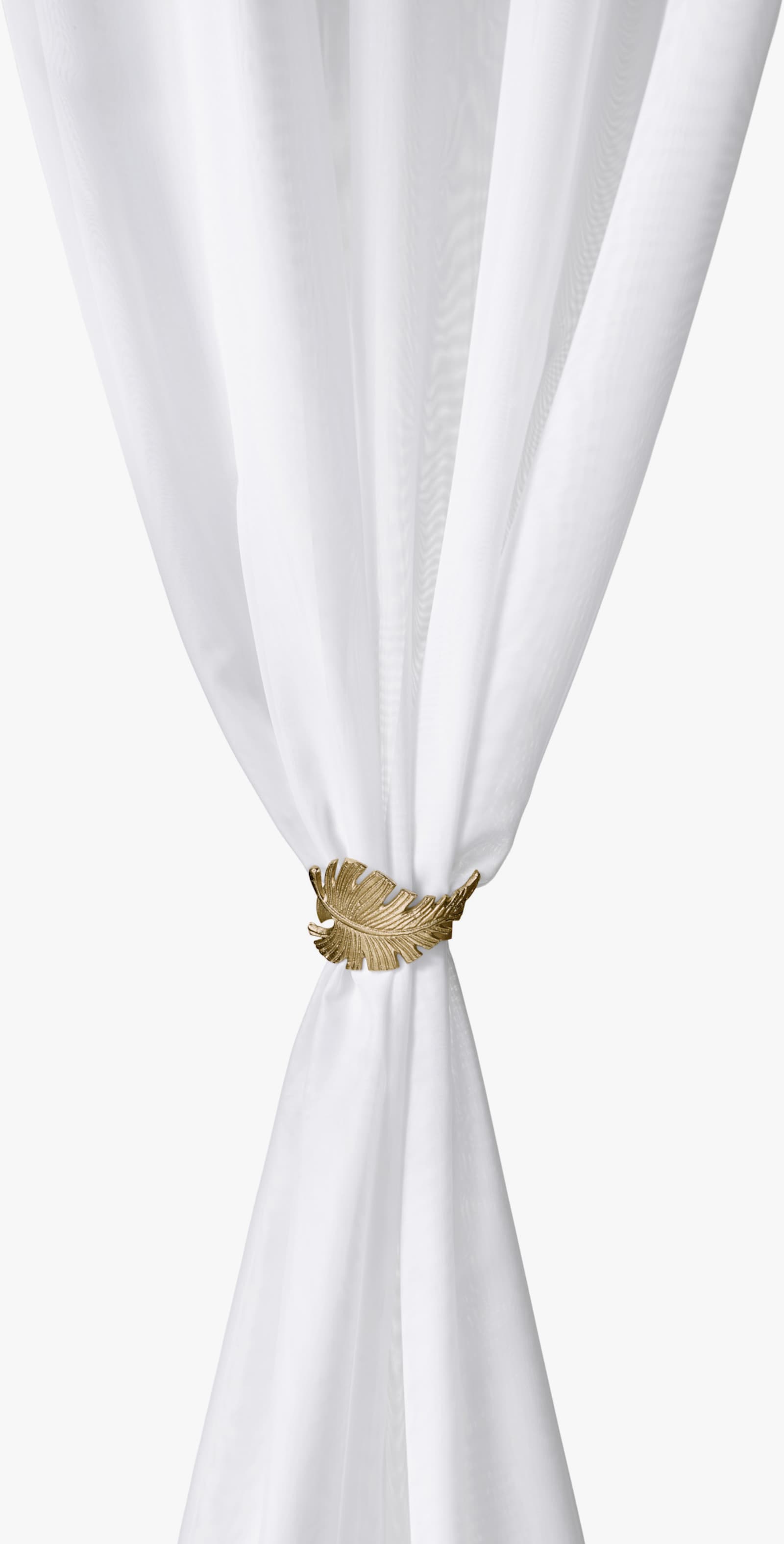 heine home Raffhalter Blatt - goldfarben