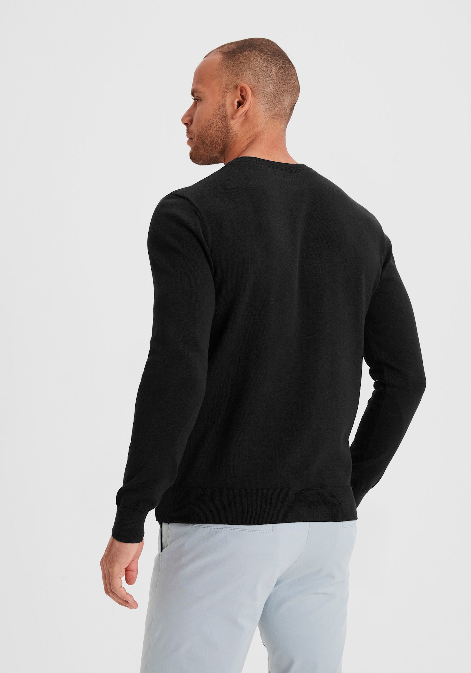 H.I.S Gebreide pullover - zwart