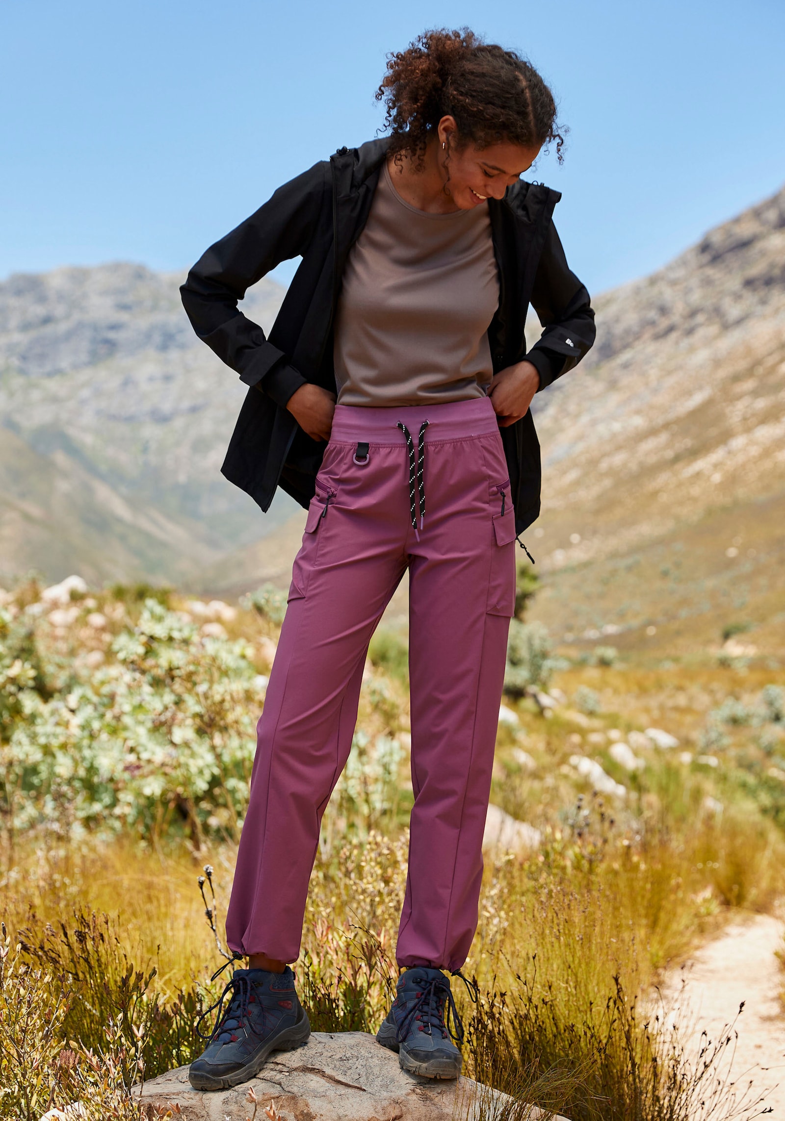 LASCANA ACTIVE Trekkinghose - mauve