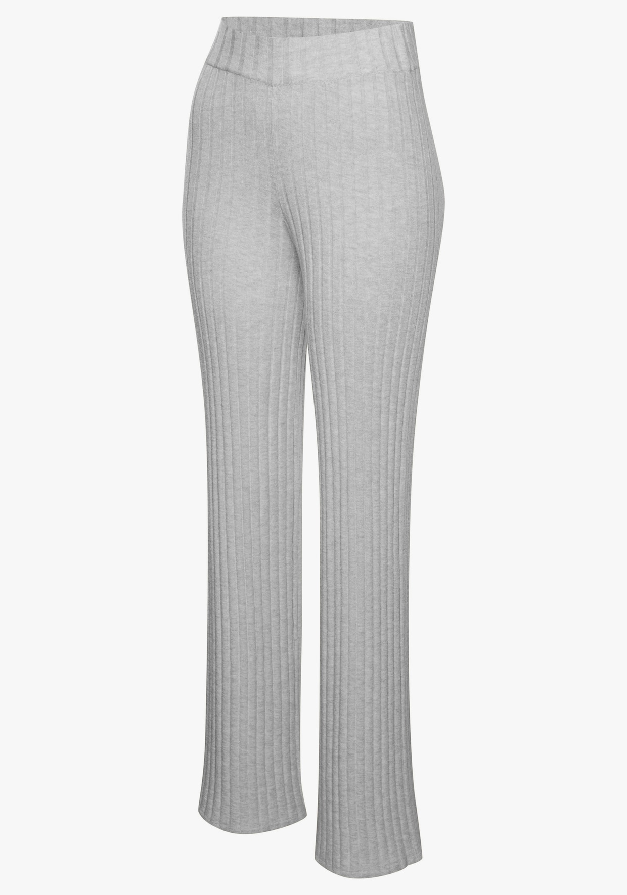 Homewear-broek - lichtgrijs gemêleerd