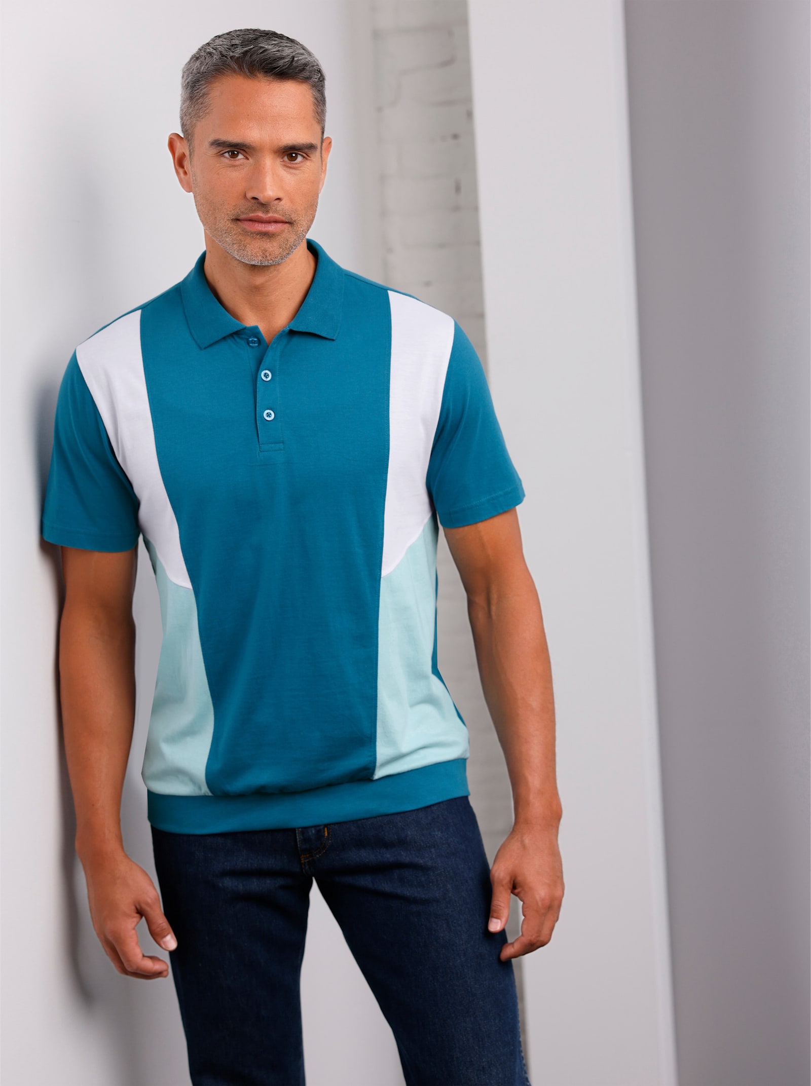 Poloshirt in sportlook - topaas