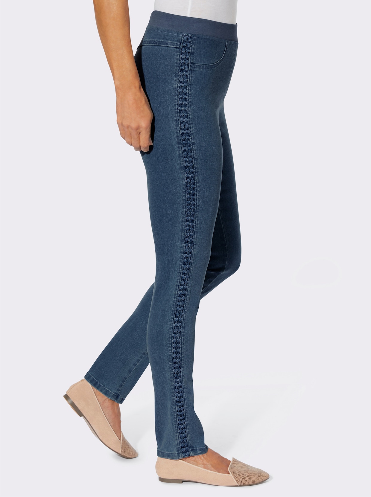 Jeans - blue-stone-washed