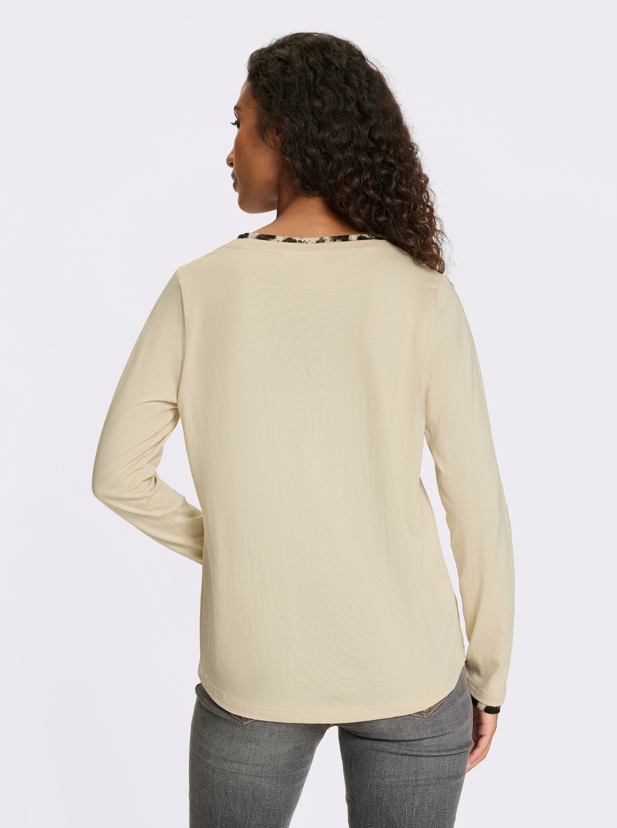 heine Langarmshirt - sand