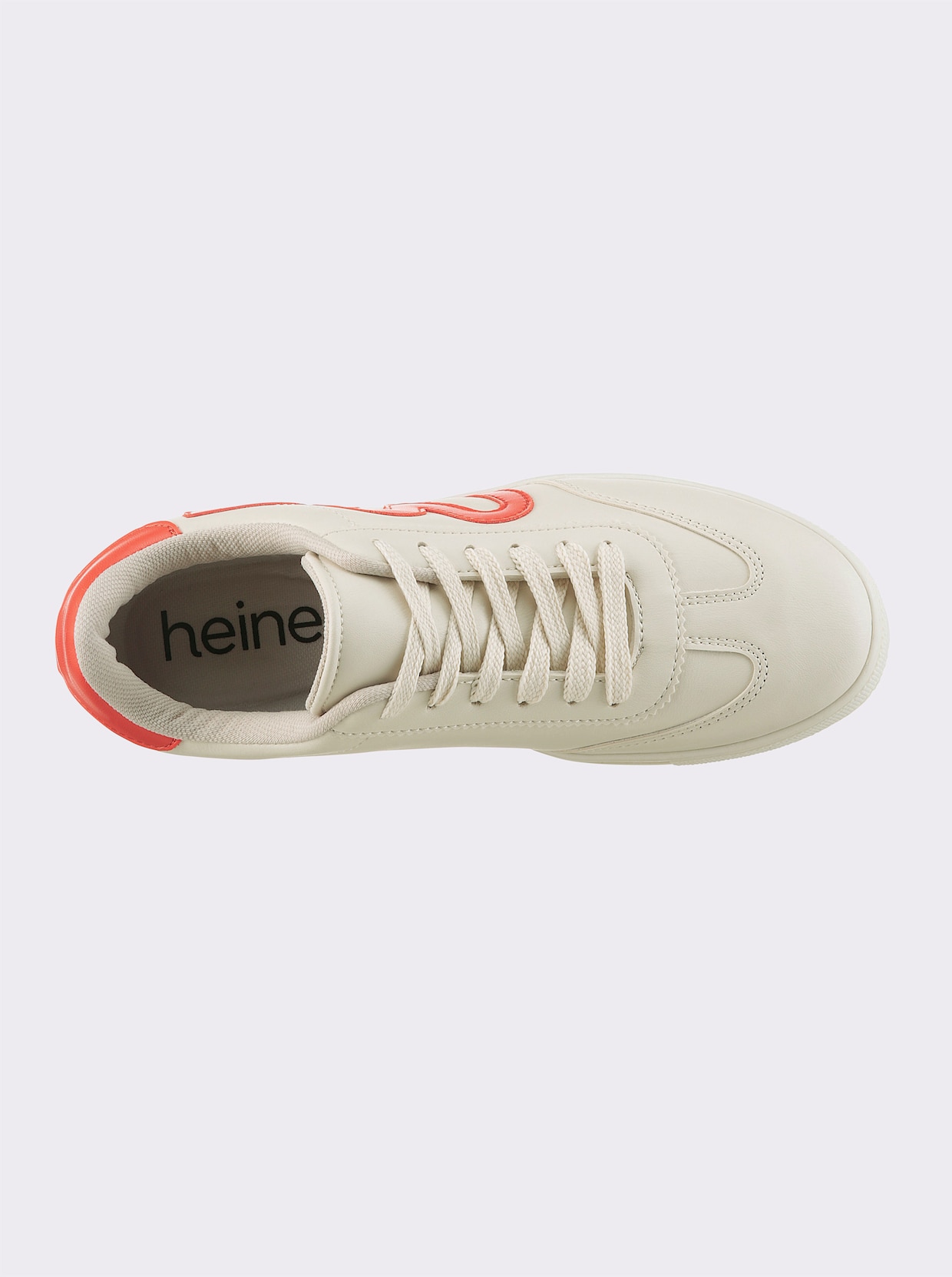heine Sneaker - beige/oranje