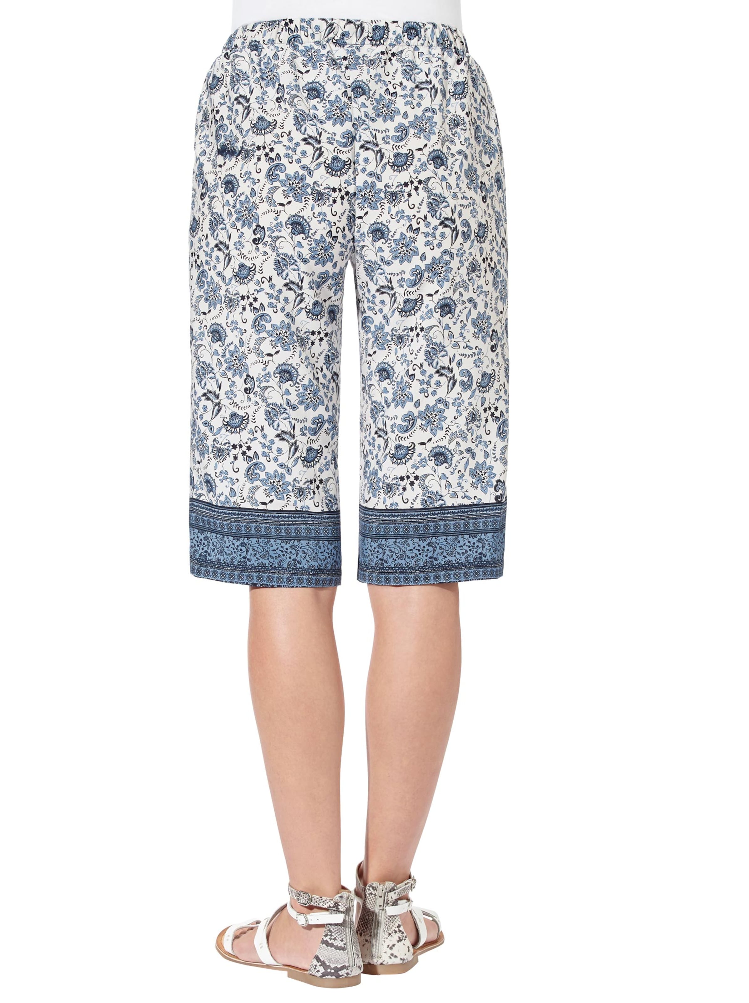 Bermudas - blau-gemustert