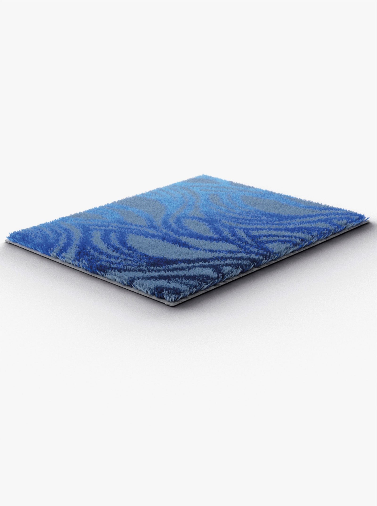 Grund Badematte - blau-grau