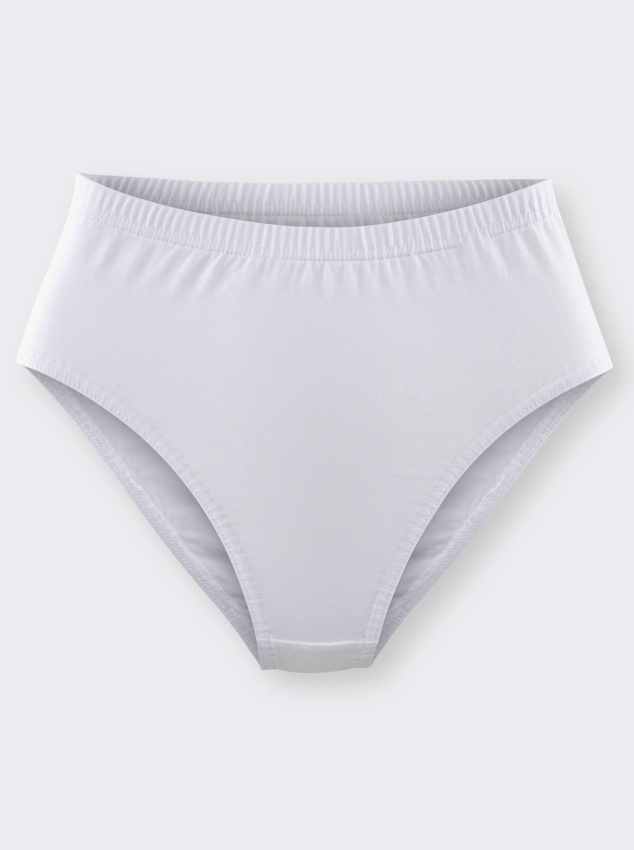 wäschepur Dámske boxerky so zvýšeným pásom - biela
