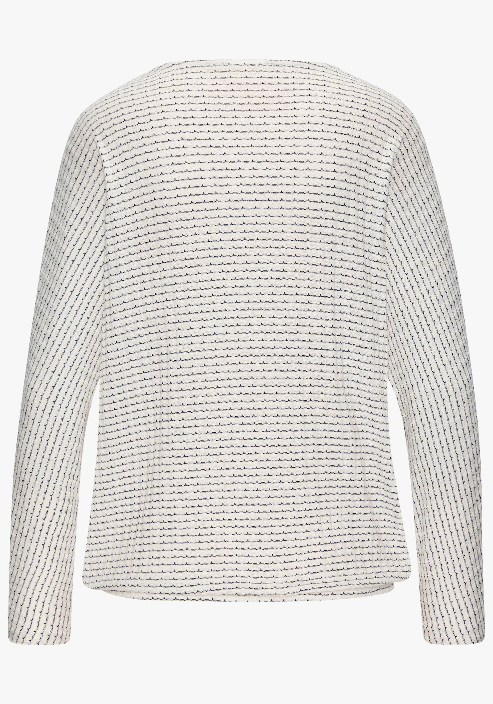 Vivance Langarmshirt - creme, schwarz