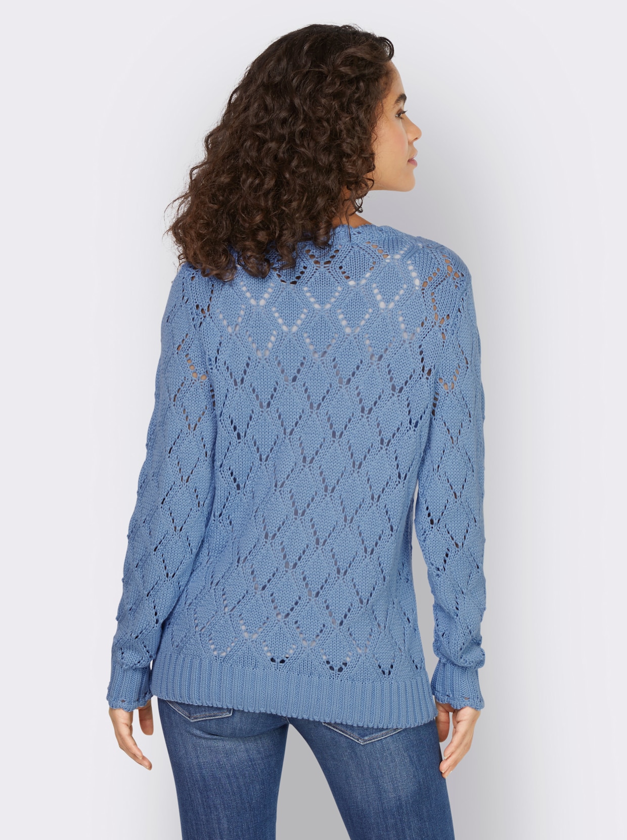 heine Strickjacke - himmelblau