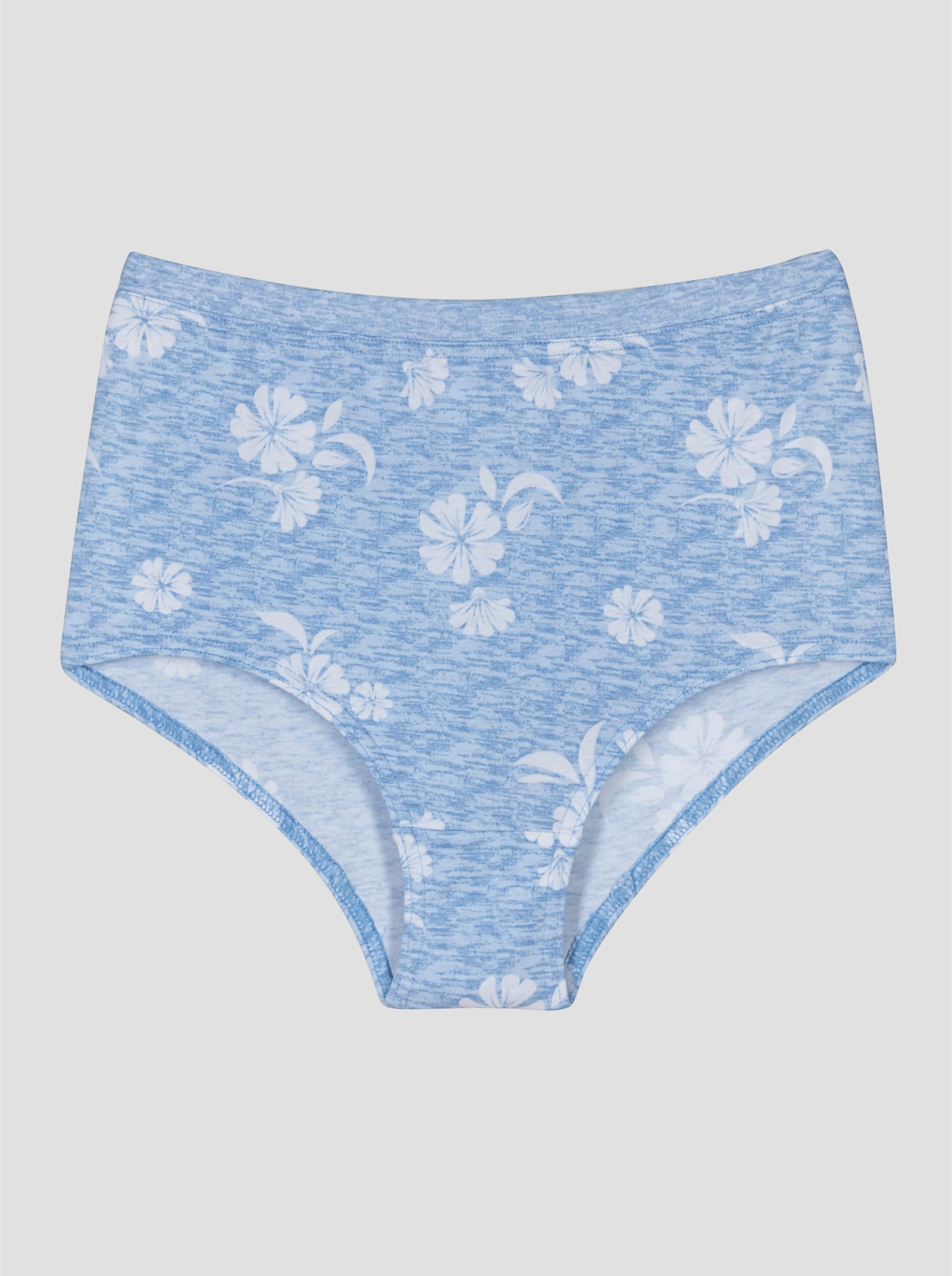 Kalhotky s pasem v balení po 4 ks - pestrá-melír