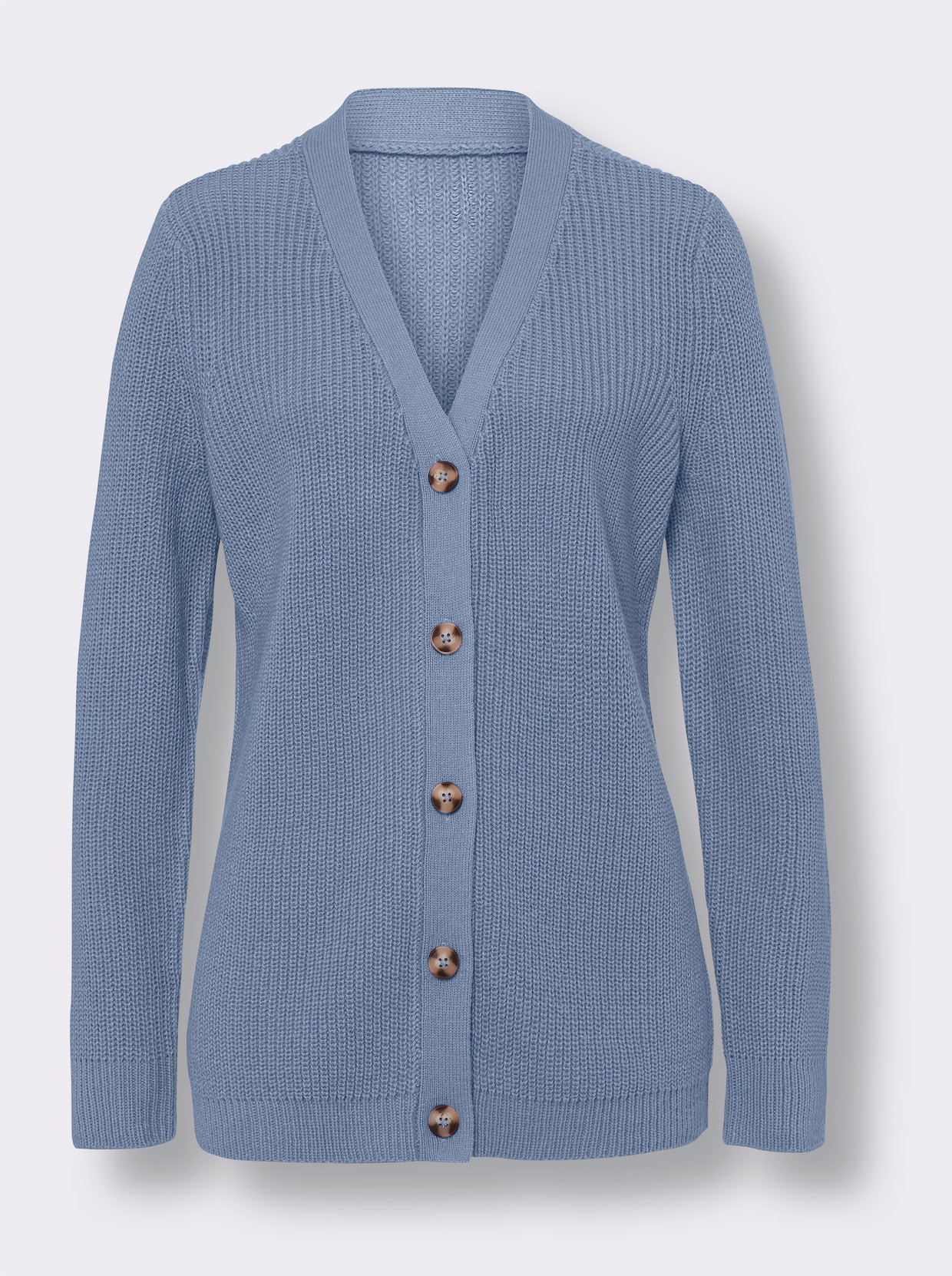 Pletený kabátek - modrá