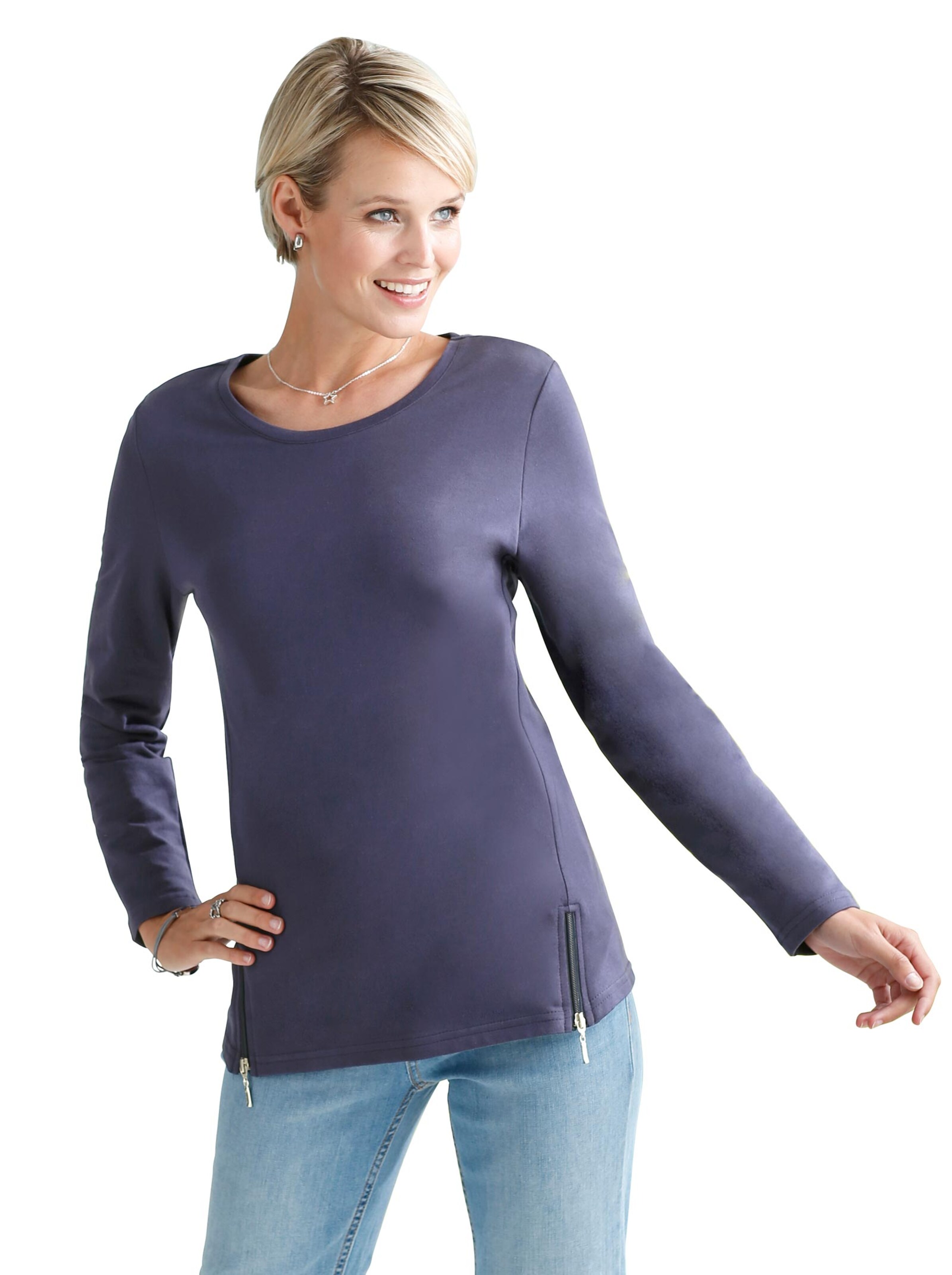 Sweatshirt - nachtblau