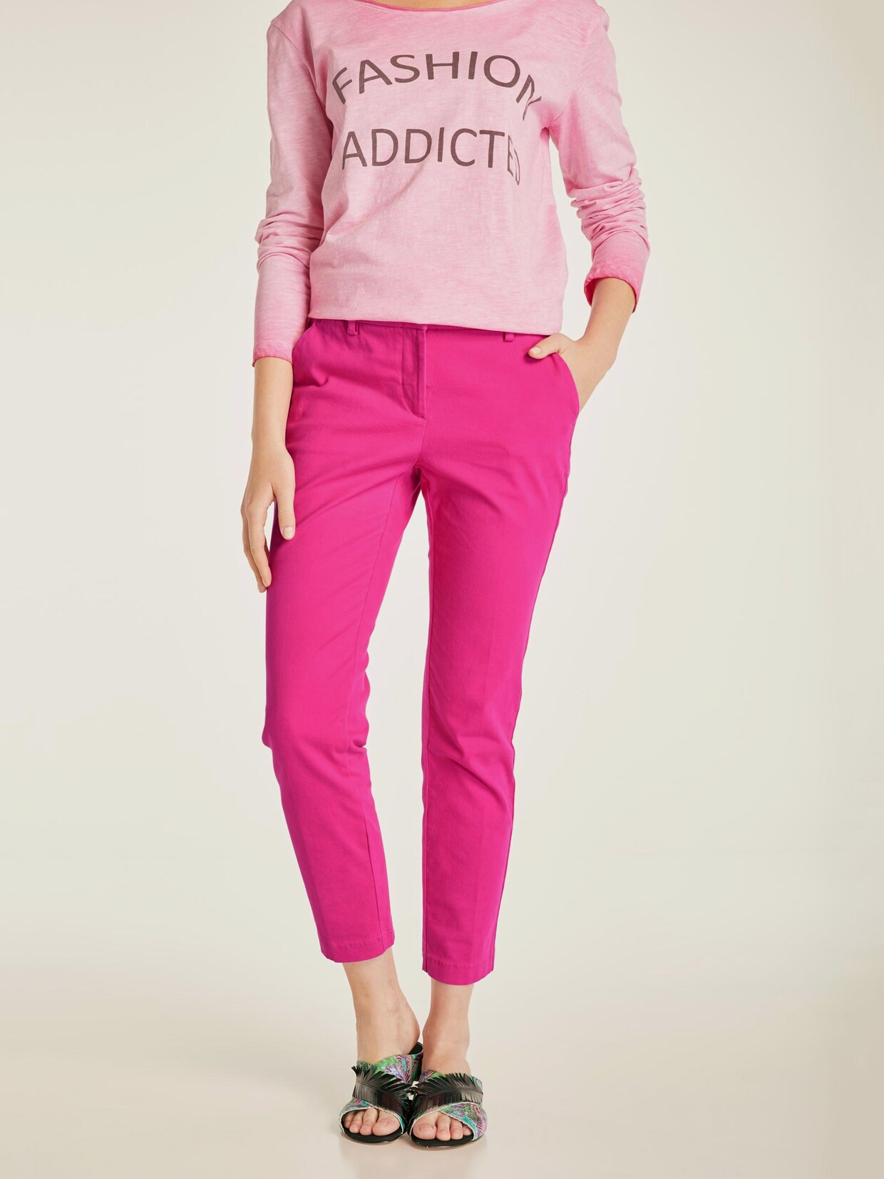 Linea Tesini Chino-Hose - pink