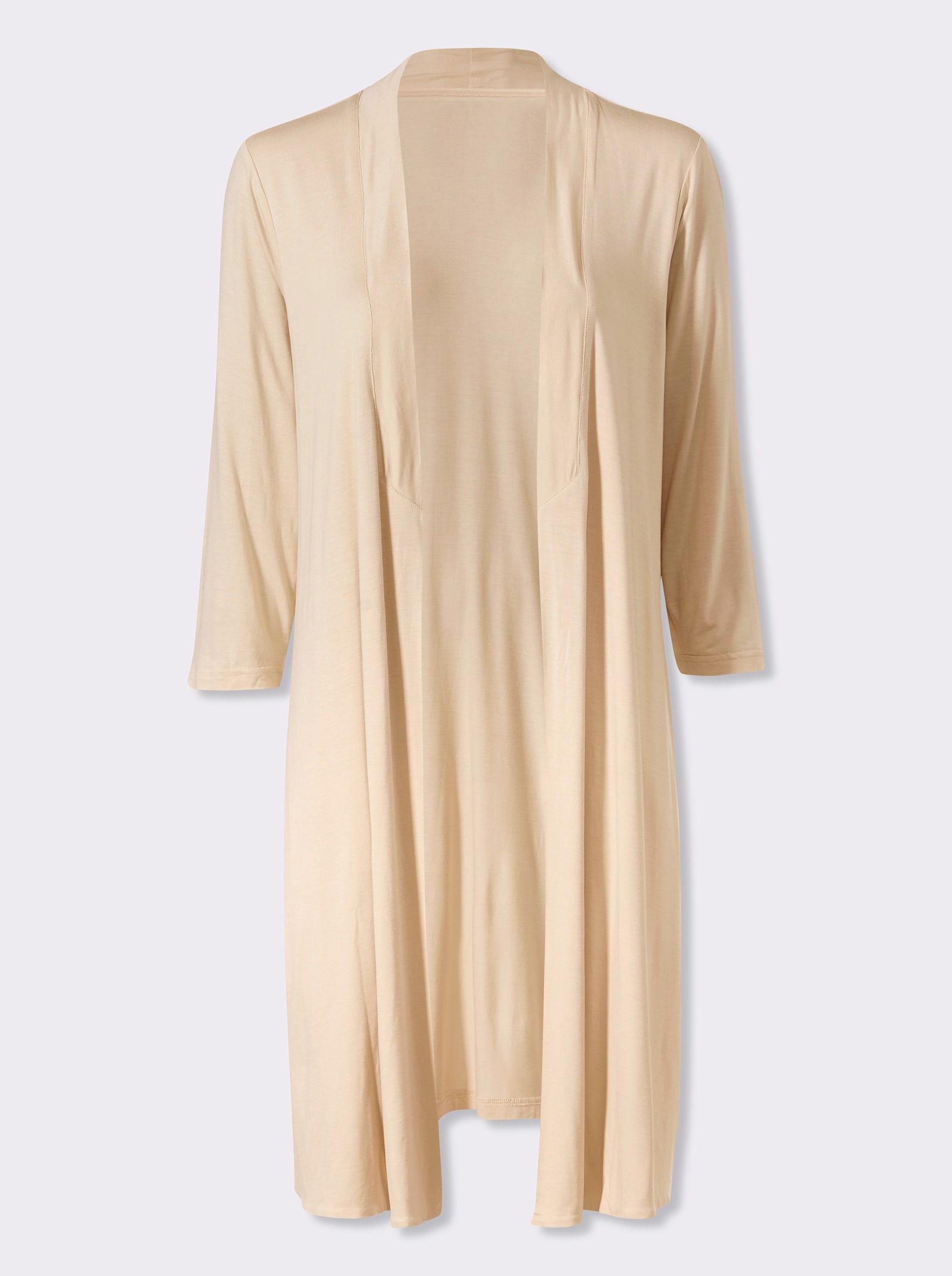 heine Shirtjacke verschlusslos - sand