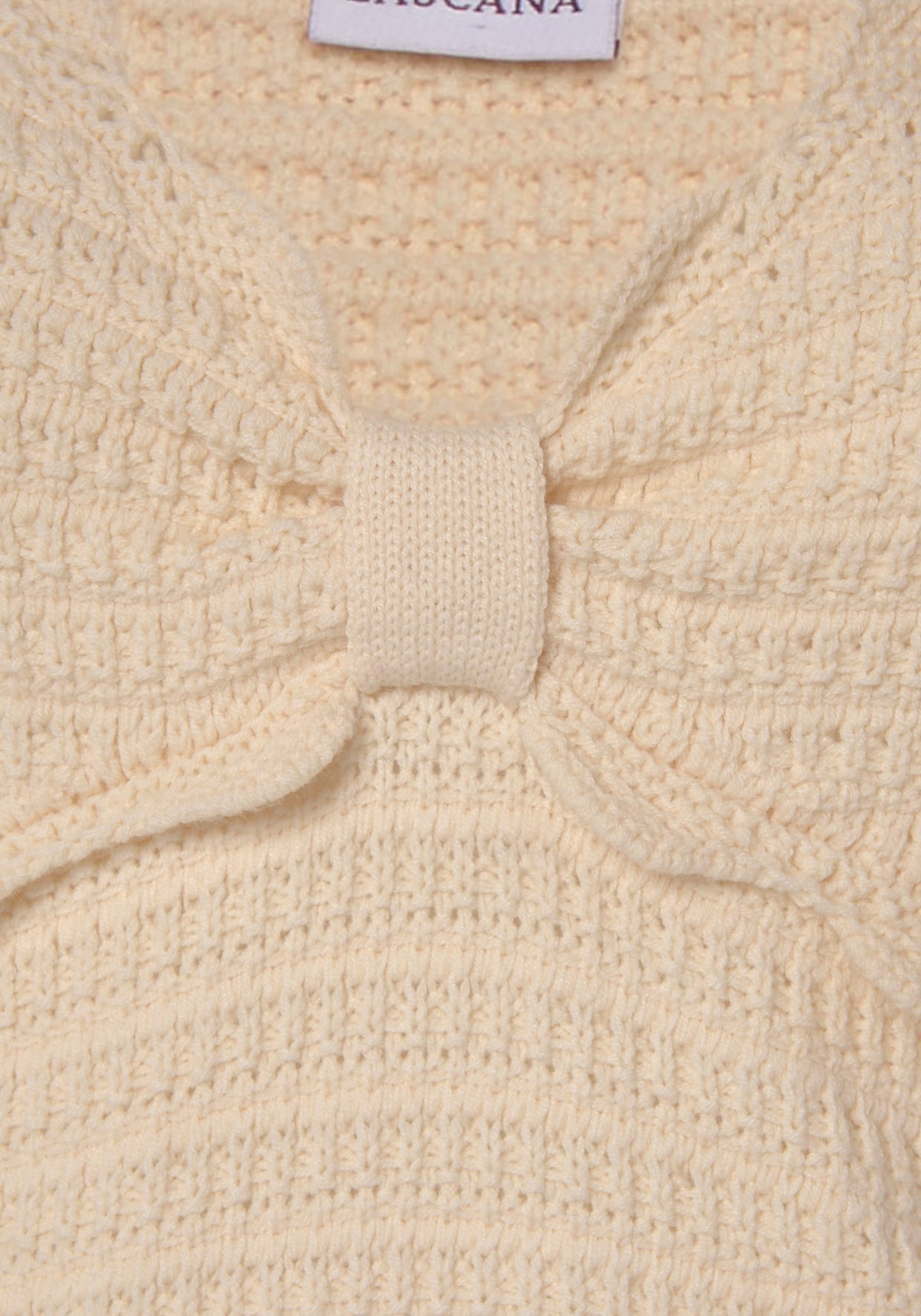 Vivance Kurzarmpullover - beige