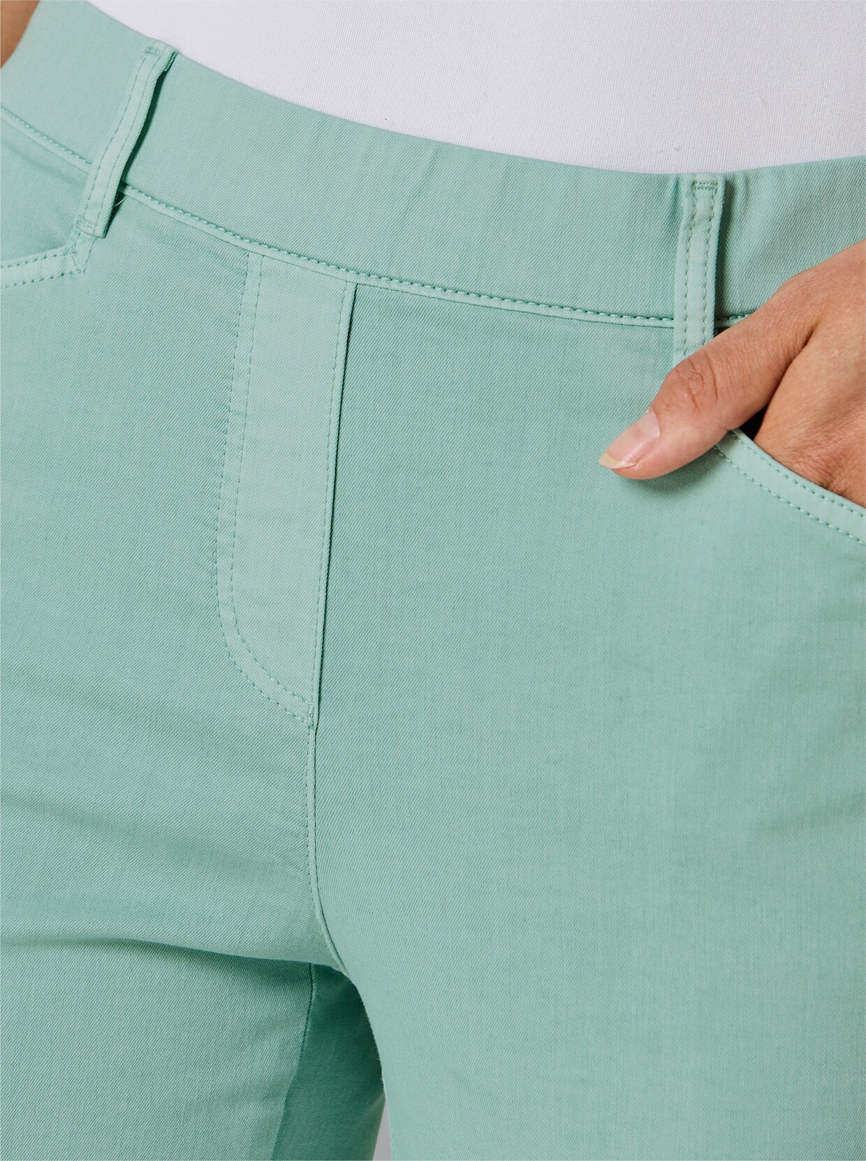Ascari Schlupfjeans - kalkmint
