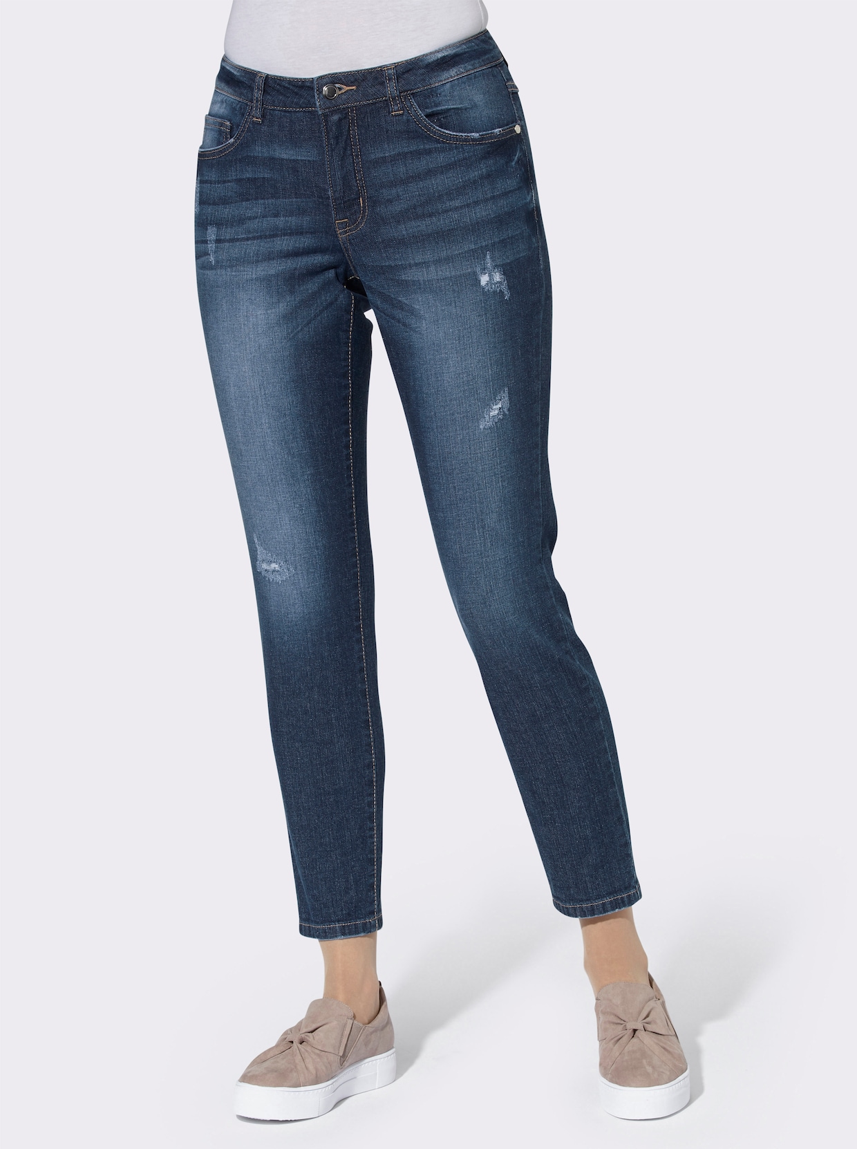 5-Pocket-Jeans - blue-stone-washed