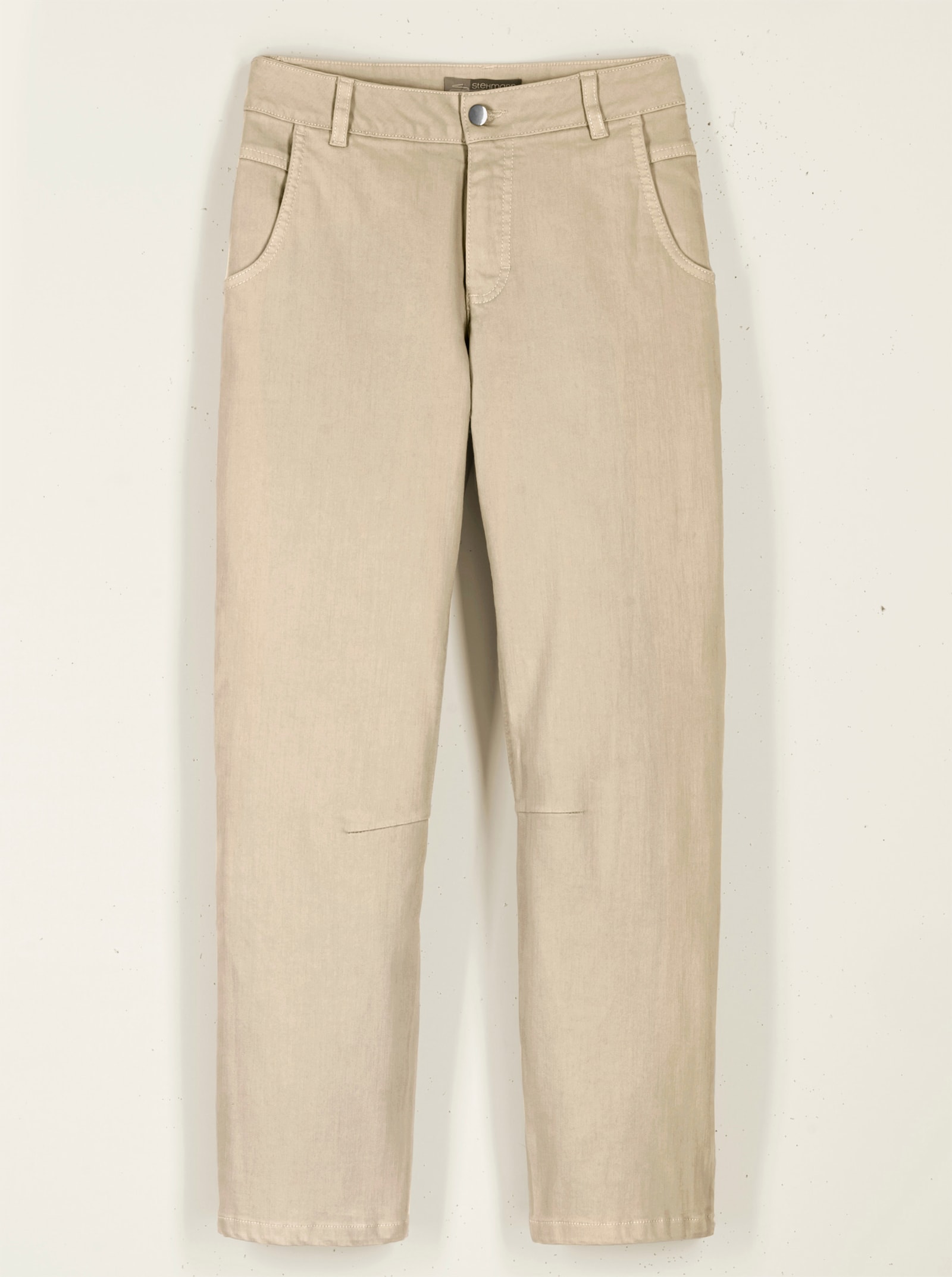 7/8-broek met zijzak - zand