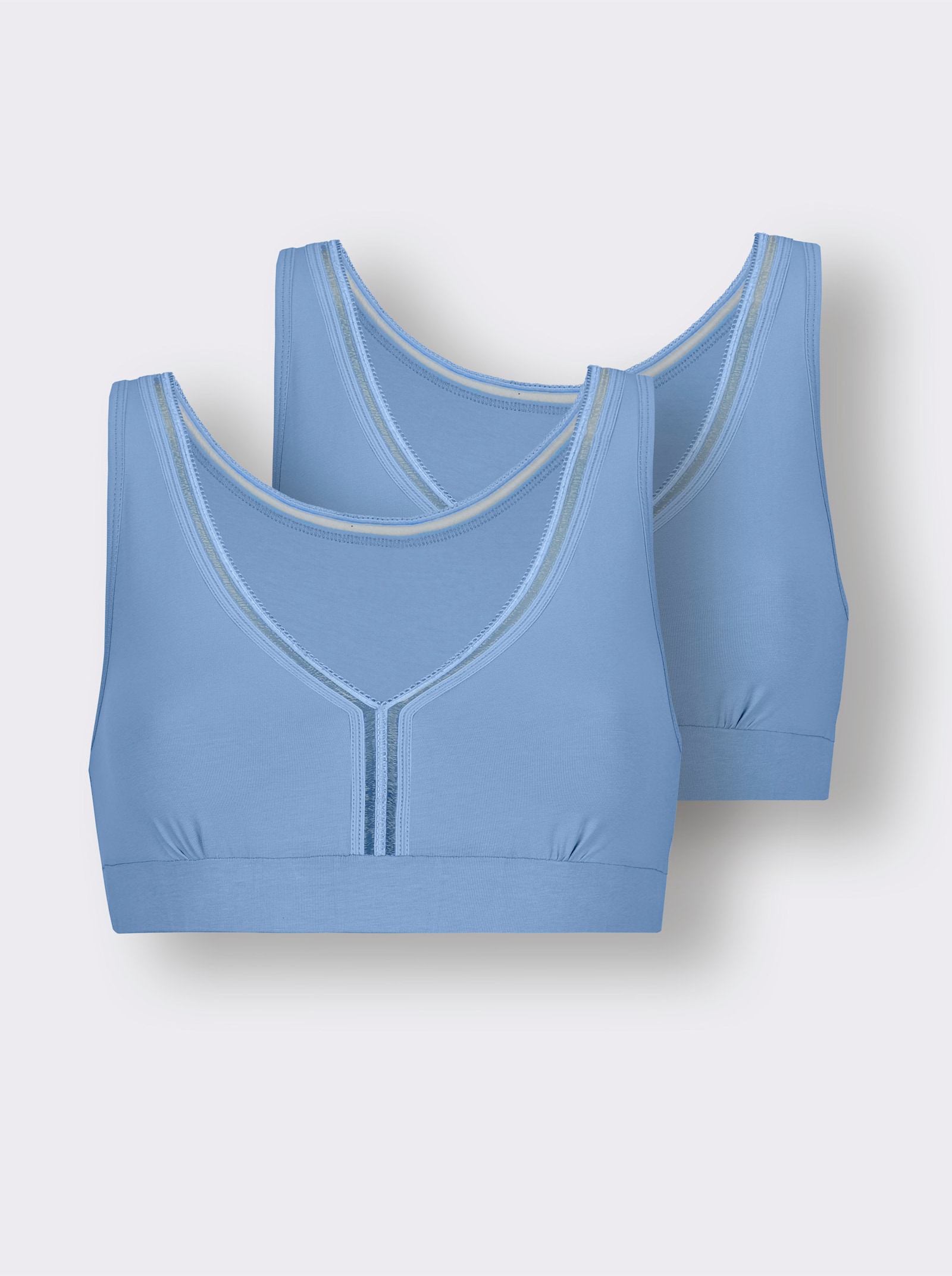 wäschepur Bustier avec bande sous la poitrine - bleu ciel