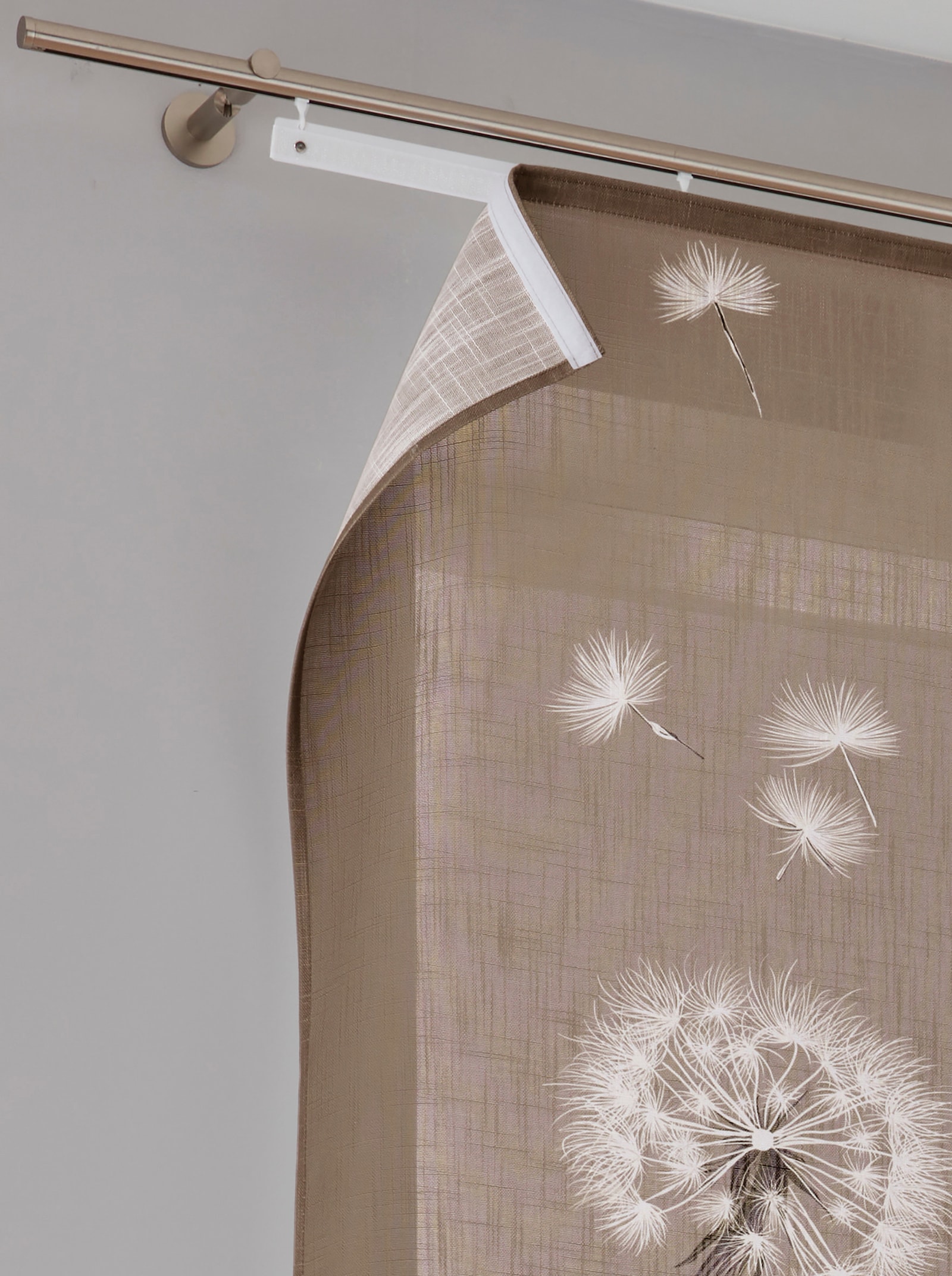 heine home Schiebevorhang - braun-weiss