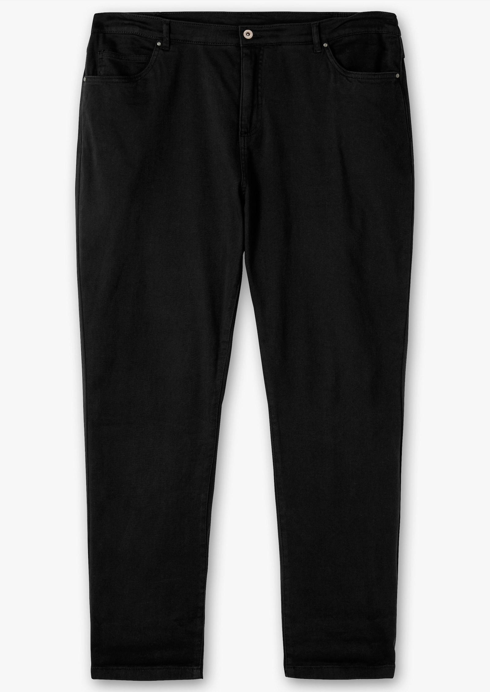 5-Pocket-Hose mit seitlichem Dehnbund - schwarz