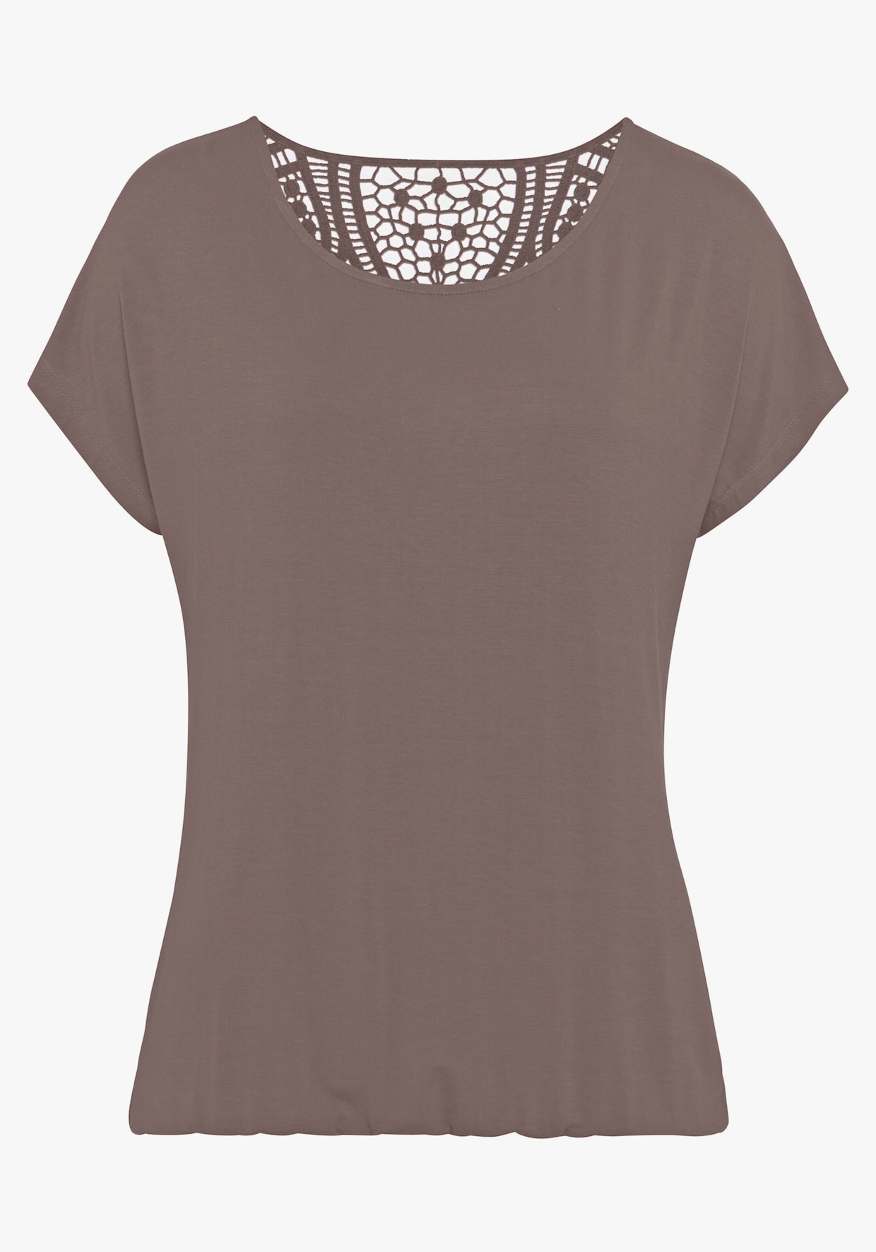 Vivance Kurzarmshirt - taupe