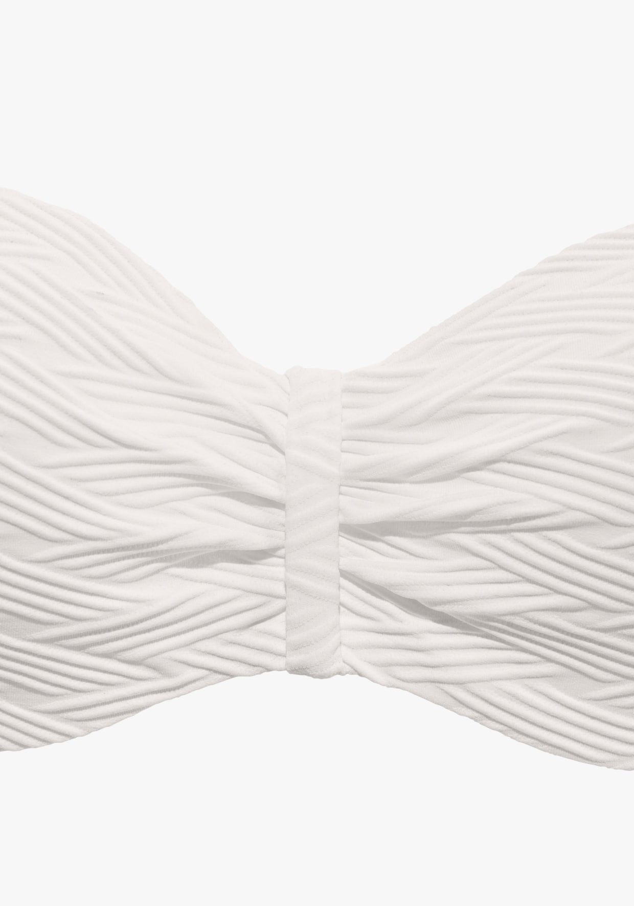 Sunseeker Bandeaubikinitop met beugel - wit