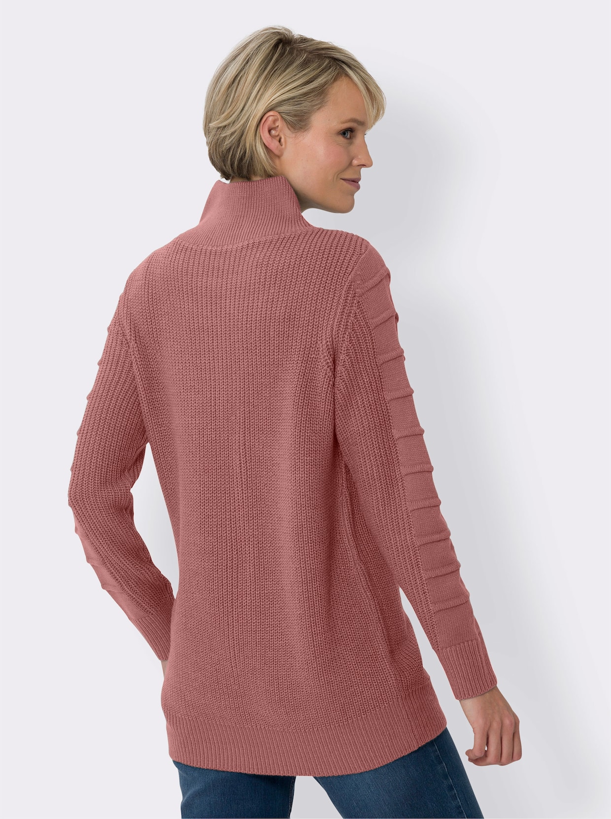 Lange pullover - rozenhout